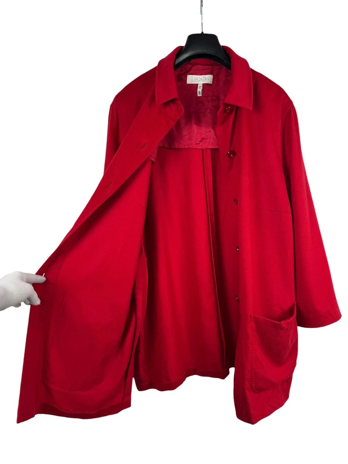Escada Escada Margaretha Ley 100% Cashmere Coat Collared size 44 Size XL / US 12-14 / IT 48-50 - 13 Thumbnail