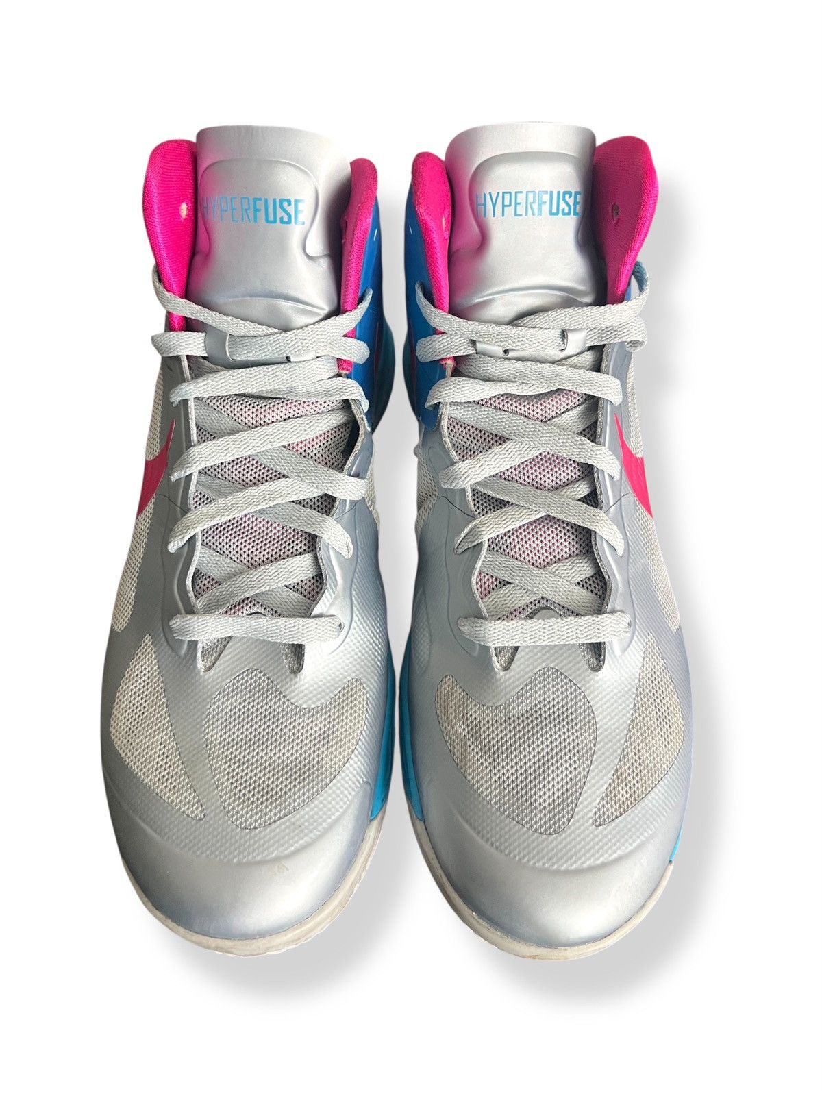 Nike 2012 Nike Hyperfuse - wolf grey/fireberry - size 9.5 Size US 9.5 / EU 42-43 - 2 Thumbnail