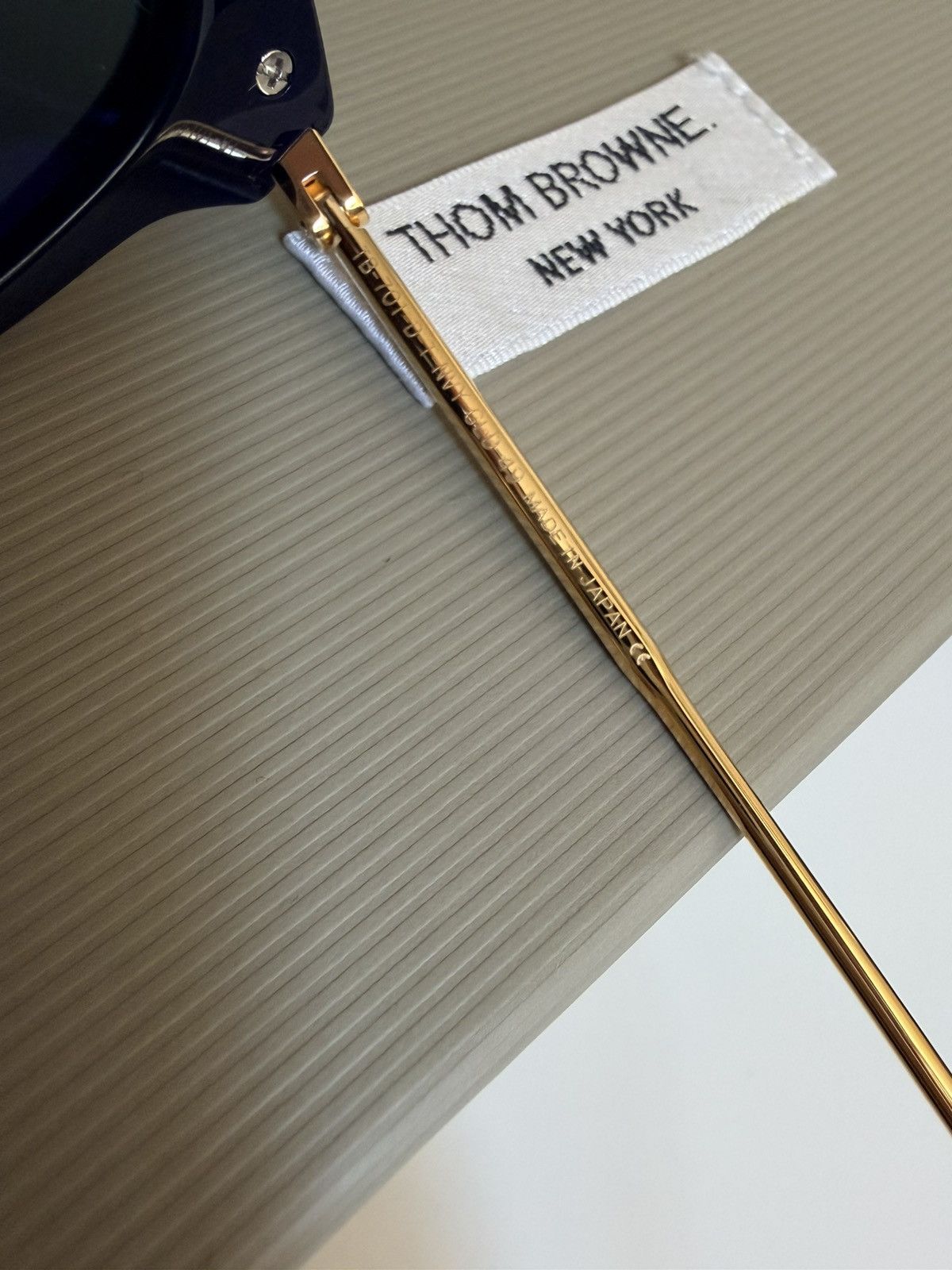 Thom Browne TB-701 Eyeglasses - Gold/Black - 49mm