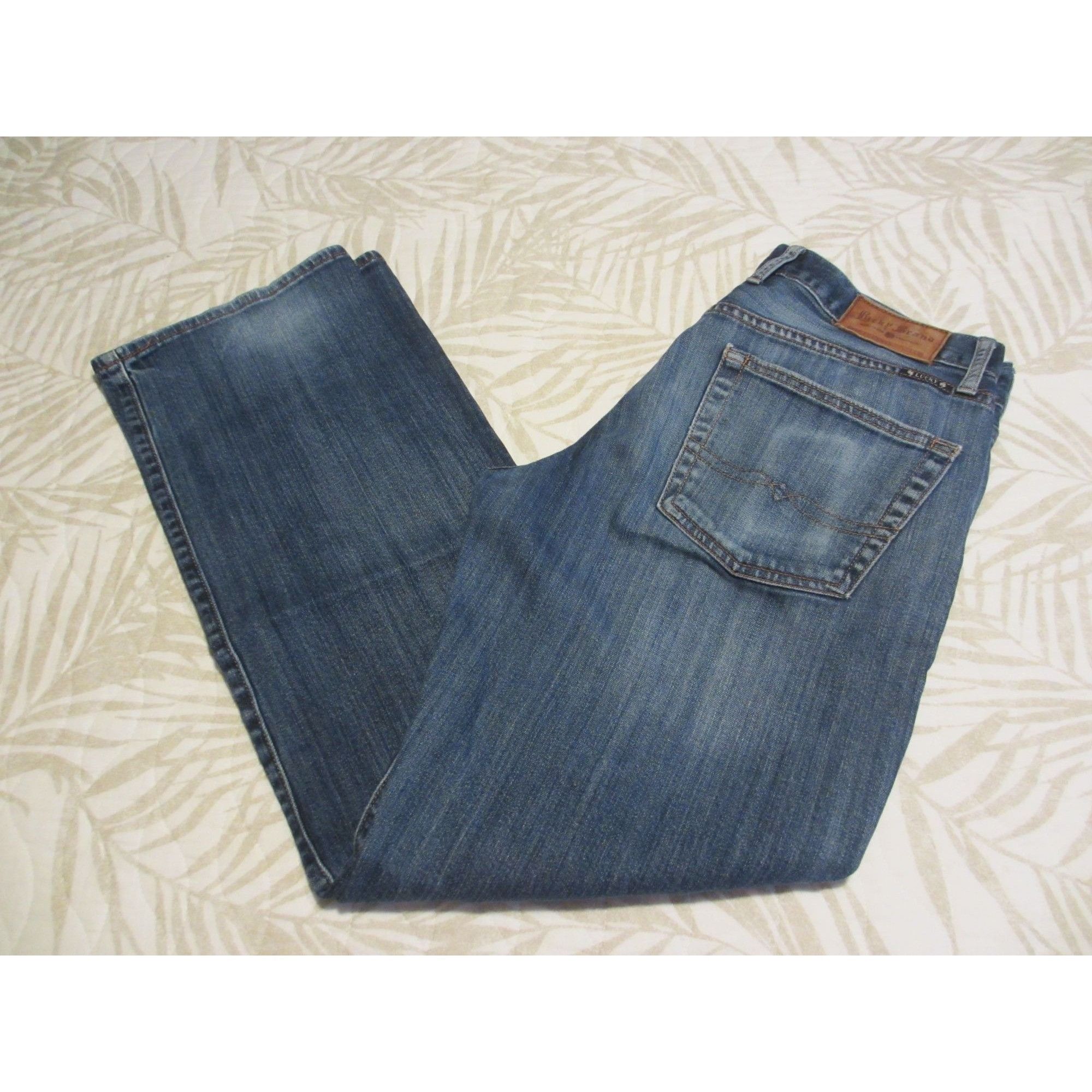 Lucky Brand Lucky Brand Womens 361 Vintage Straight Jeans 32x32 Blue Den Size 32" / US 10 / IT 46 - 4 Thumbnail