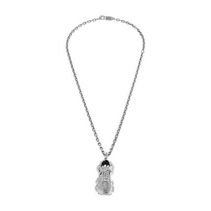 Balenciaga o1tr1nto0326 Size: OS / Keyholder Thin Cargo Necklace Silver Size ONE SIZE - 1 Thumbnail