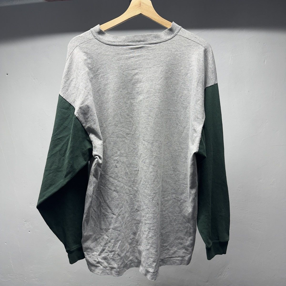 Vintage 90s No Fear Faded Henley Longsleeve Shirt ERD Grunge Chrome Size US XL / EU 56 / 4 - 2 Thumbnail