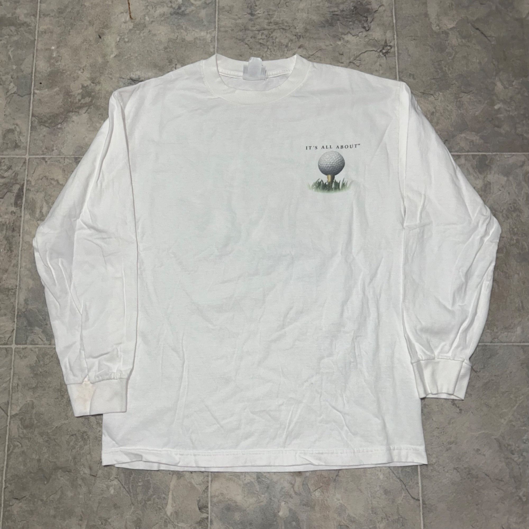 Other Vintage/Y2K “Its All About Golf” Long Sleeve Shirt Size US L / EU 52-54 / 3 - 1 Thumbnail