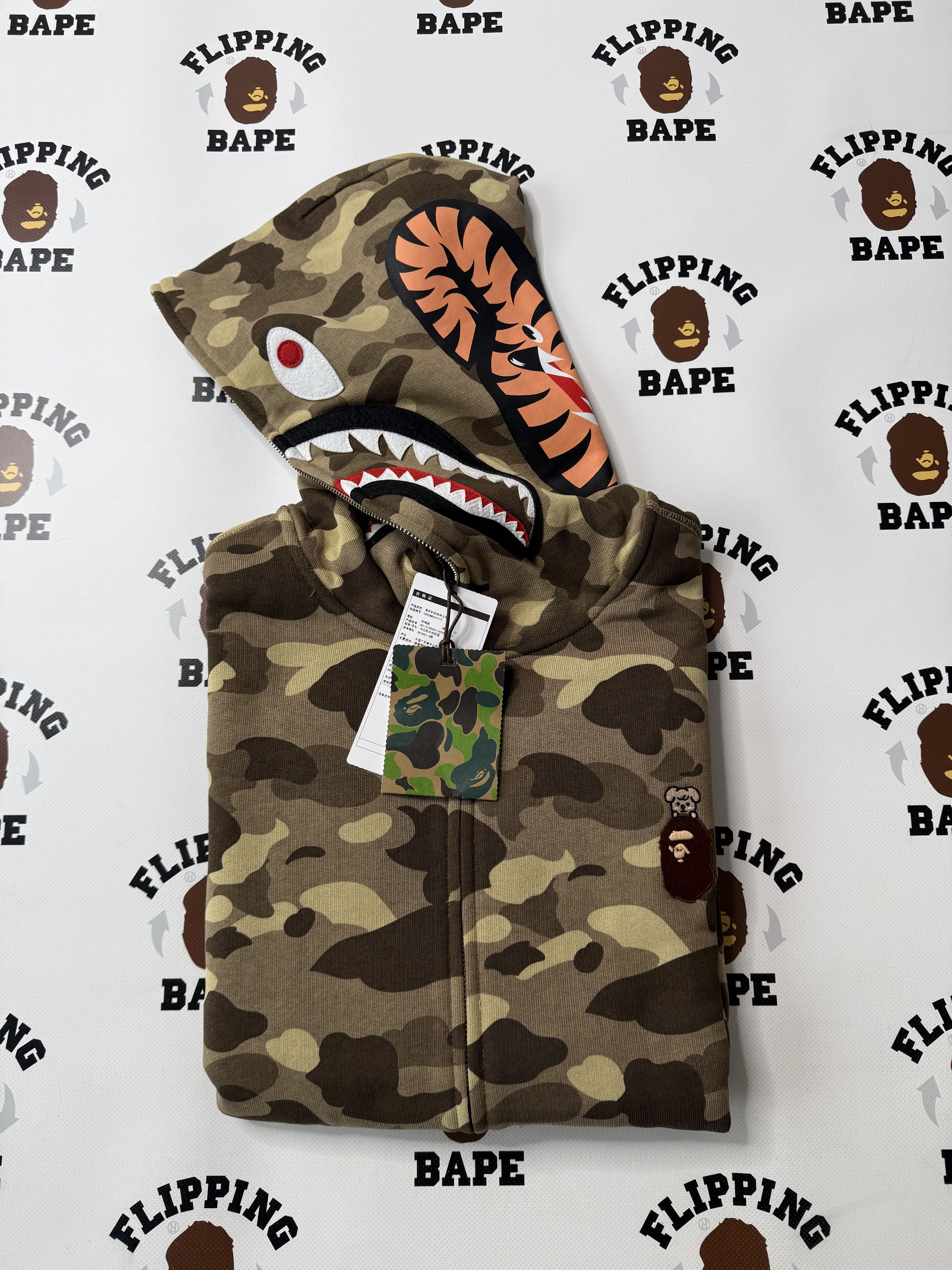 Bape BAPE X STRAYKIDS PUPPYM SHARK FULL ZIP HOODIE Size US S / EU 44-46 / 1 - 19 Thumbnail
