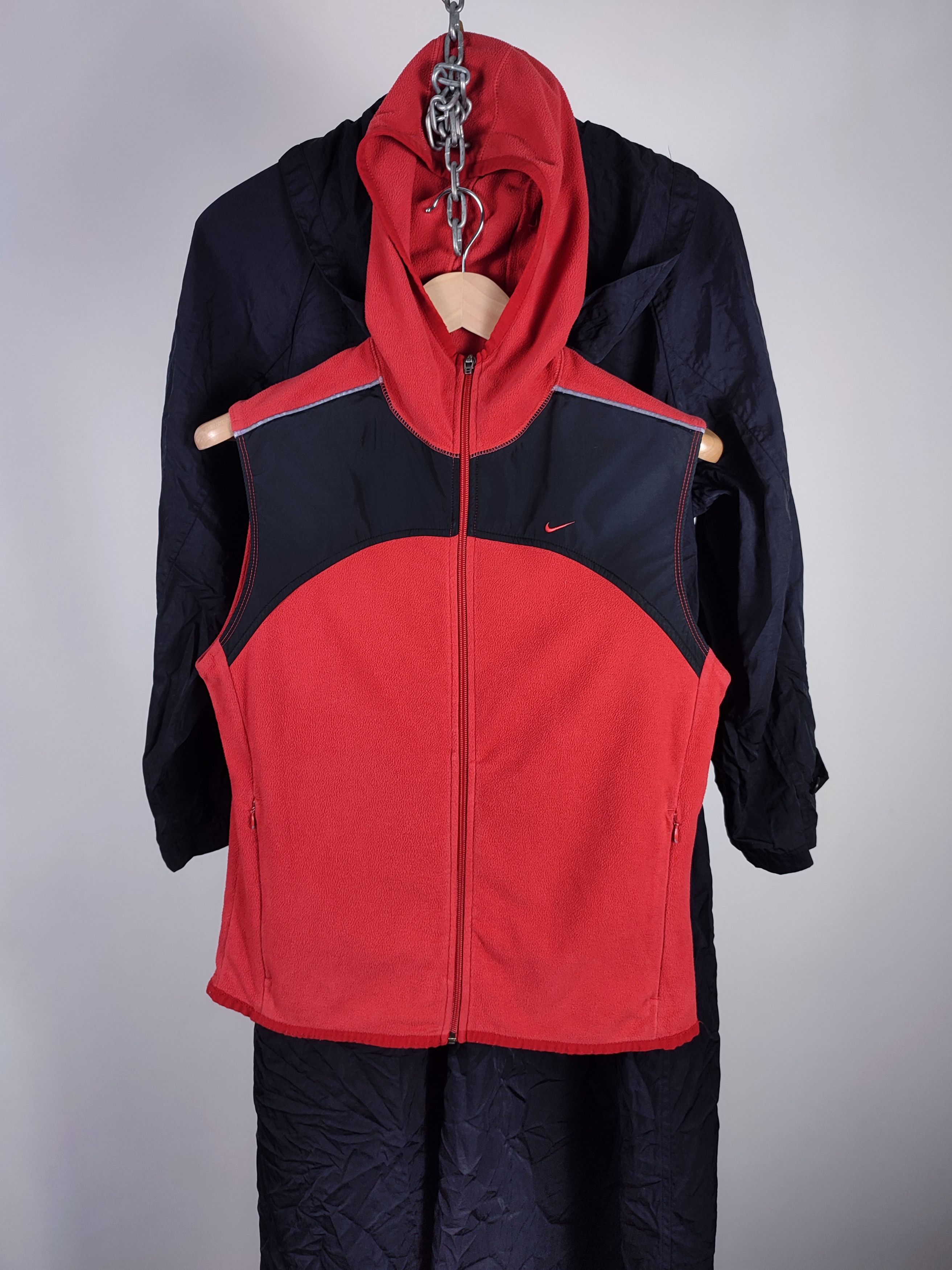 Nike Vintage Nike Fleece Thermal Hood jacket Size US M / EU 48-50 / 2 - 1 Thumbnail