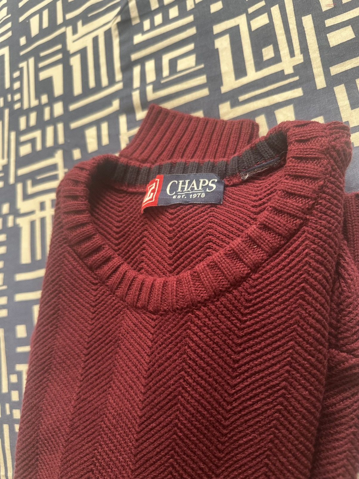 Chaps Ralph Lauren Vintage Chaps Ralph Lauren Knit Sweater Size US XL / EU 56 / 4 - 1 Thumbnail