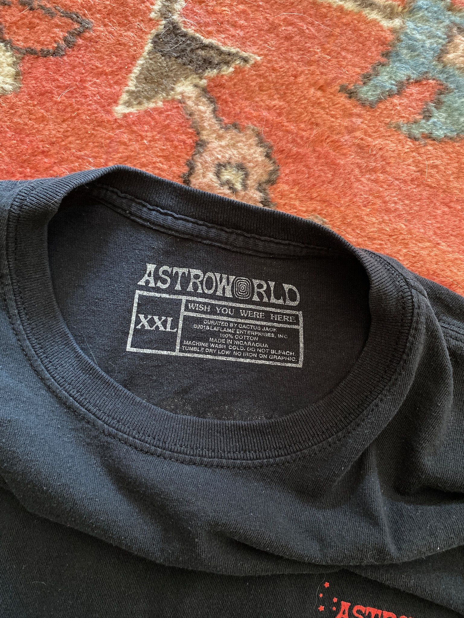 Travis Scott Astroworld T Shirt Size US XXL / EU 58 / 5 - 4 Thumbnail