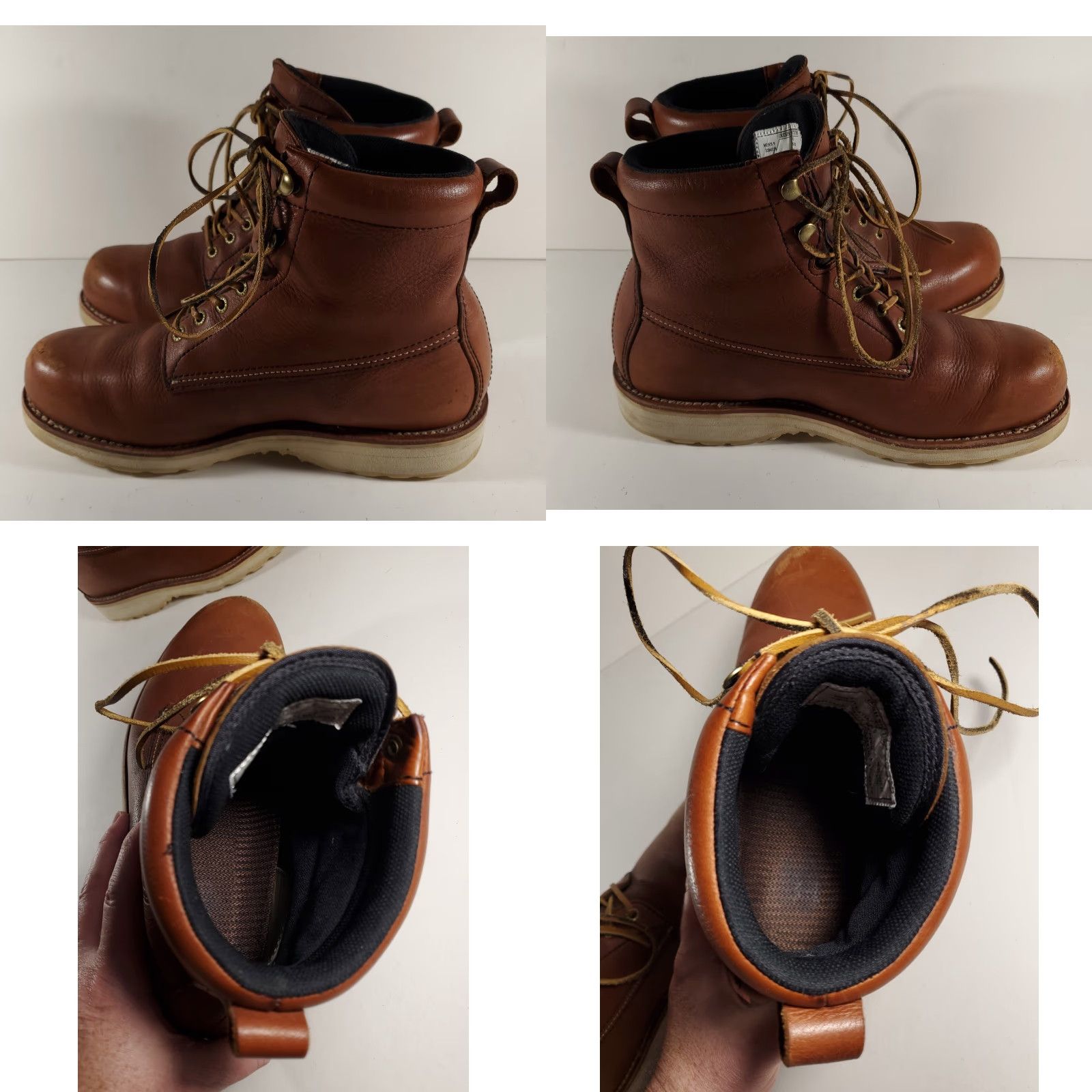 Vintage VINTAGE Irish Setter Wingshooter Upland Leather Boots Brown Mens 9 Shoe Boots Hiking Leather Outsole Brown Men 9 Size US 9 / EU 42 - 8 Thumbnail