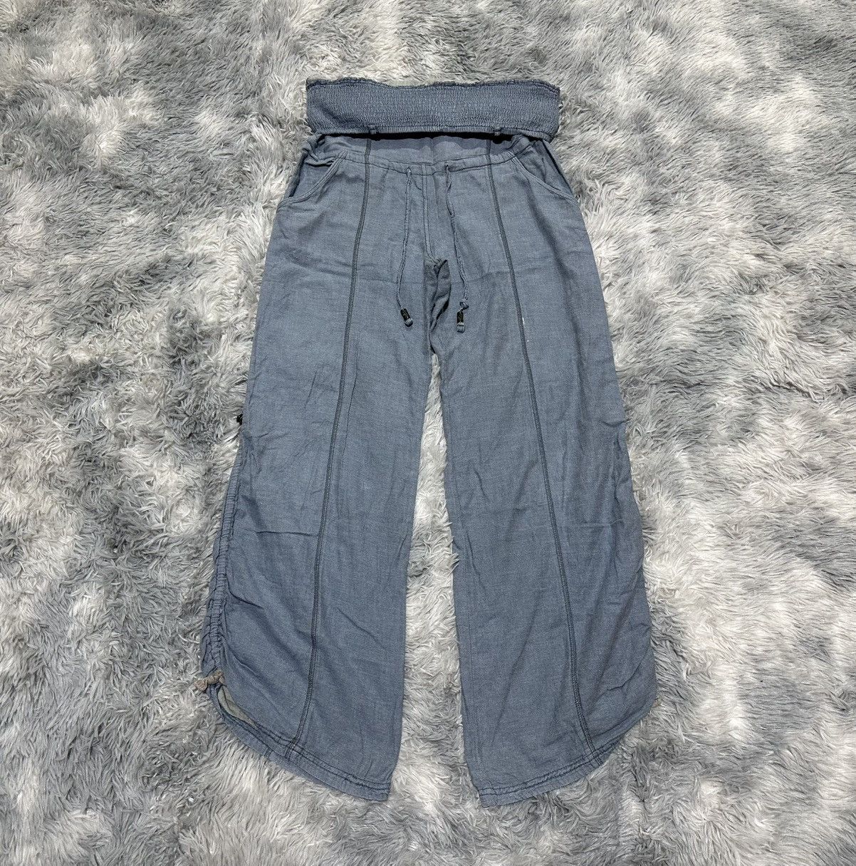 🔥Y2K Archived Goa Overalls Jumpsuit Flared Parachute Pants