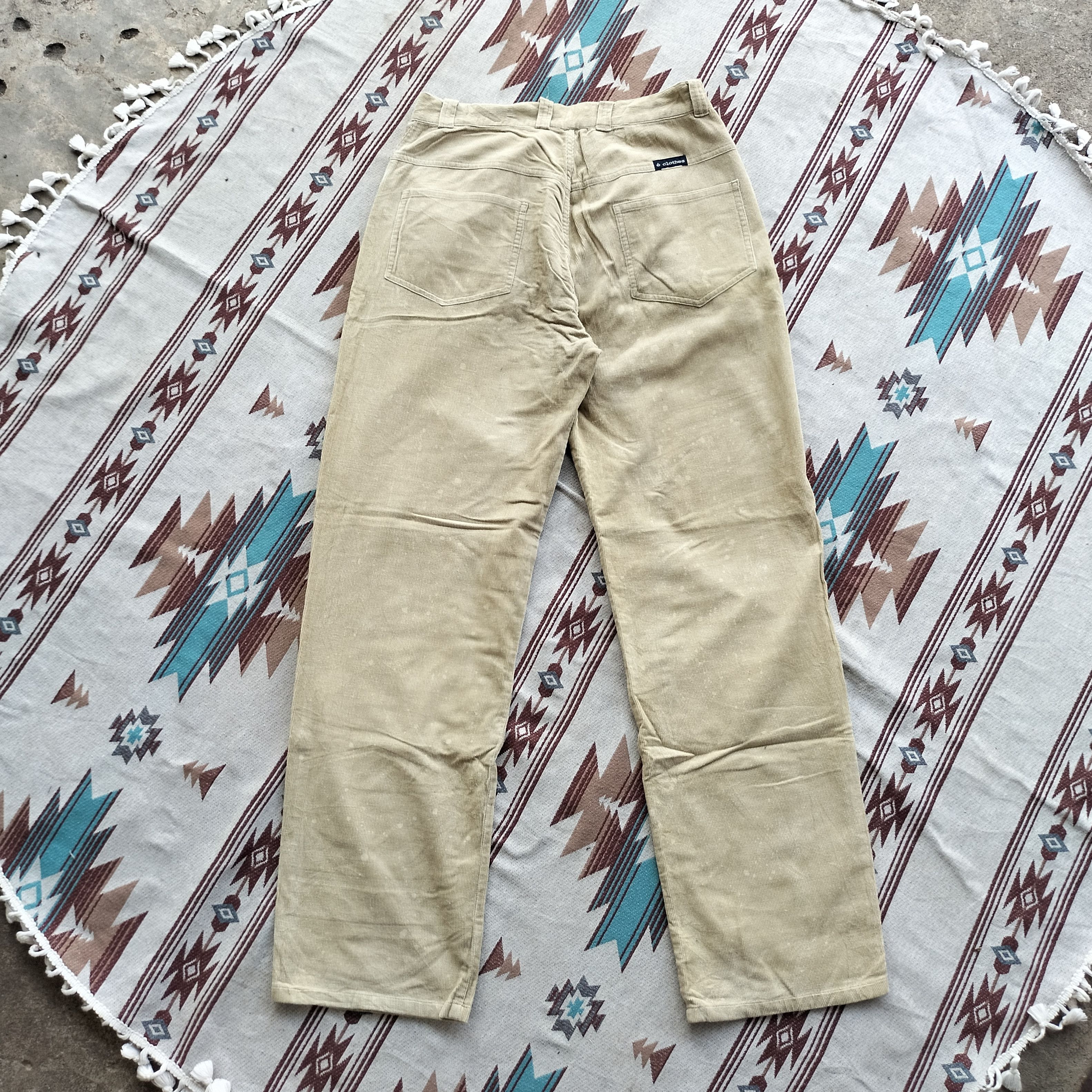 eS Vintage 90s skateboard e Board wear corduroi pants Size US 30 / EU 46 - 2 Thumbnail