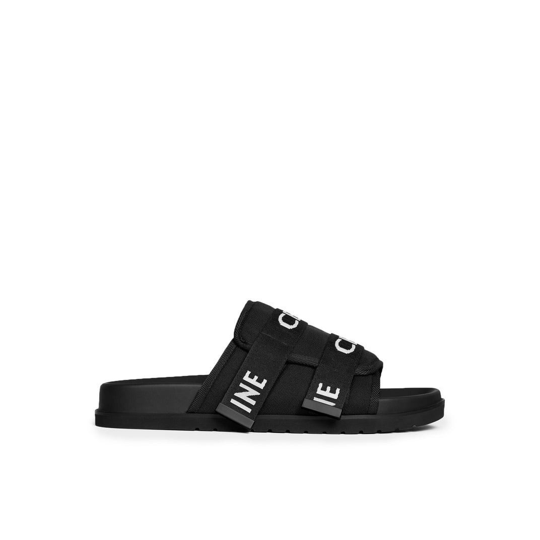 Celine CELINE Pitea $800 Black/White Sandals New & Authentic (Men's Size US 8 / EU 41 - 1 Thumbnail