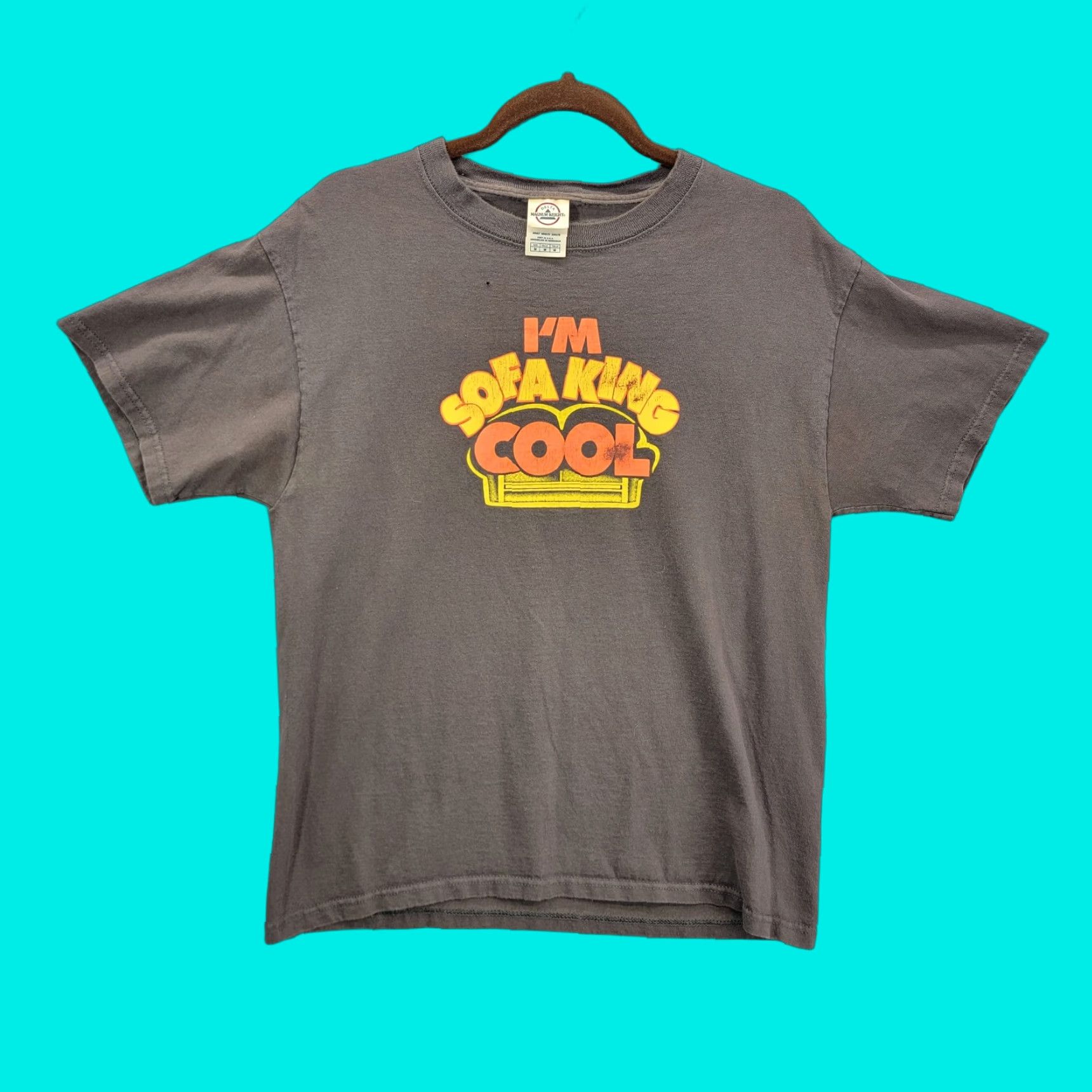 Delta I’m Sofa King Cool Graphic shirt adult medium Y2K T distressed Shirt Size US M / EU 48-50 / 2 - 1 Thumbnail