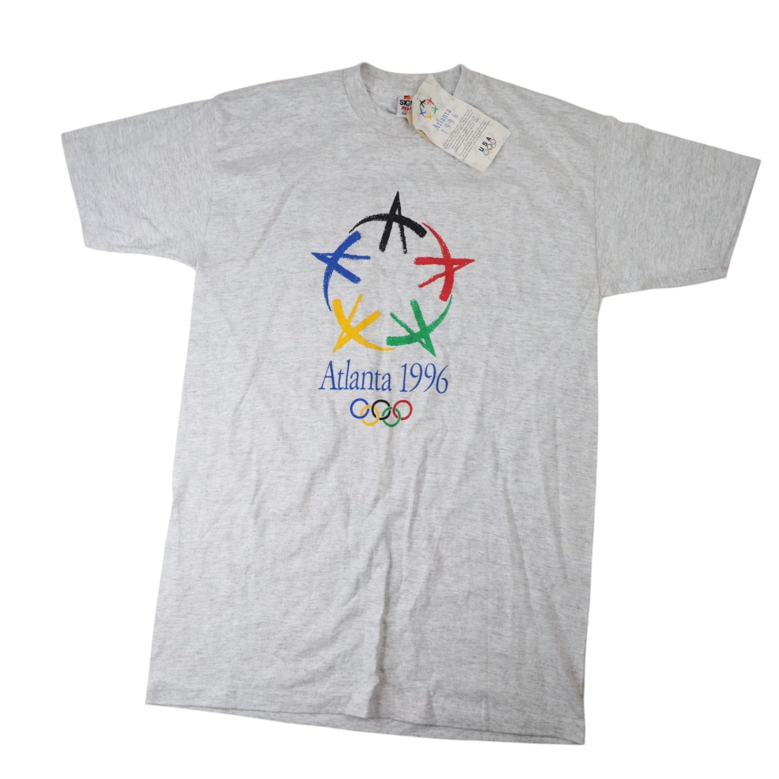 USA Olympics NWT Vintage 1996 Atlanta Olympics Graphic T Shirt Size US L / EU 52-54 / 3 - 1 Thumbnail