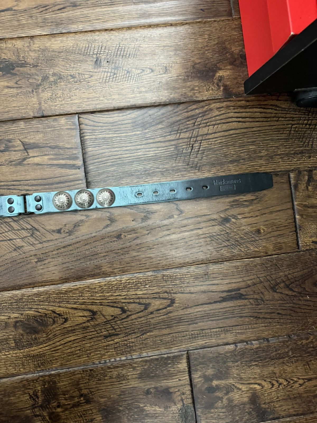 Blackmeans × Supreme Concho Leather Belt (S) | Grailed