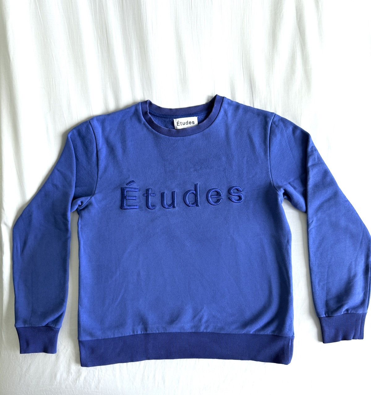 Etudes Études Blue Crewneck Sweatshirt - Vintage look Size US M / EU 48-50 / 2 - 1 Thumbnail