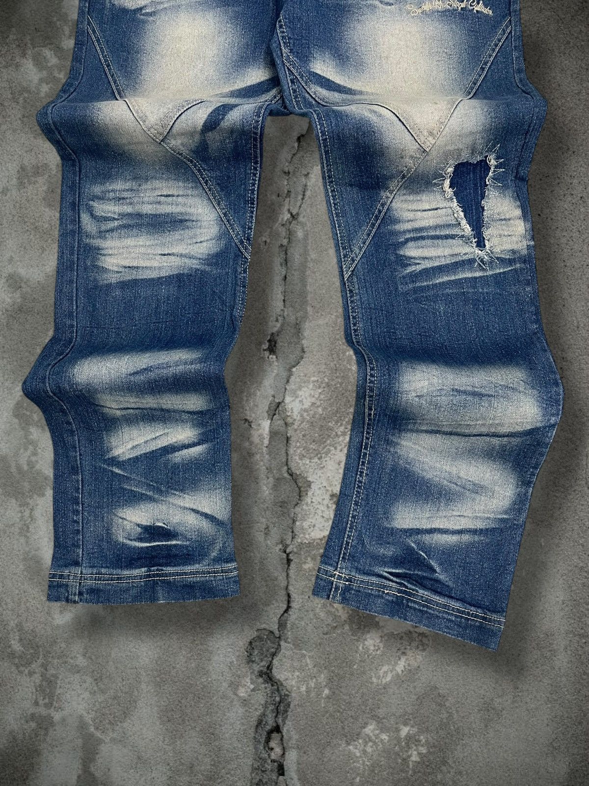 Japanese Brand Vintage Rare Designer Norton Motorcyles Distressed Denim Size US 32 / EU 48 - 3 Thumbnail