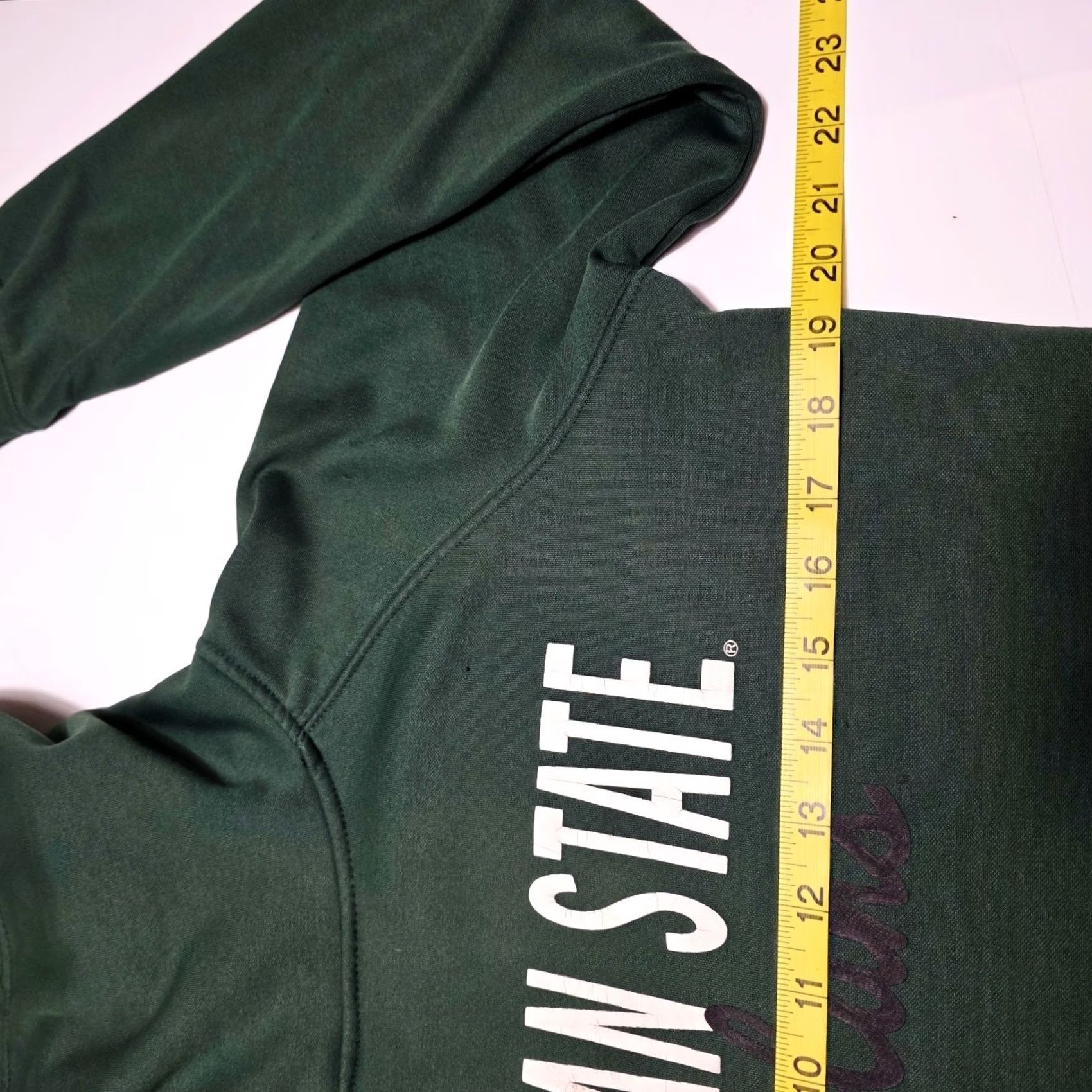 Vintage VINTAGE Michigan State Spartans Colosseum Sweatshirt Womens Large Funnel Neck Pullover Green L Size L / US 10 / IT 46 - 5 Thumbnail