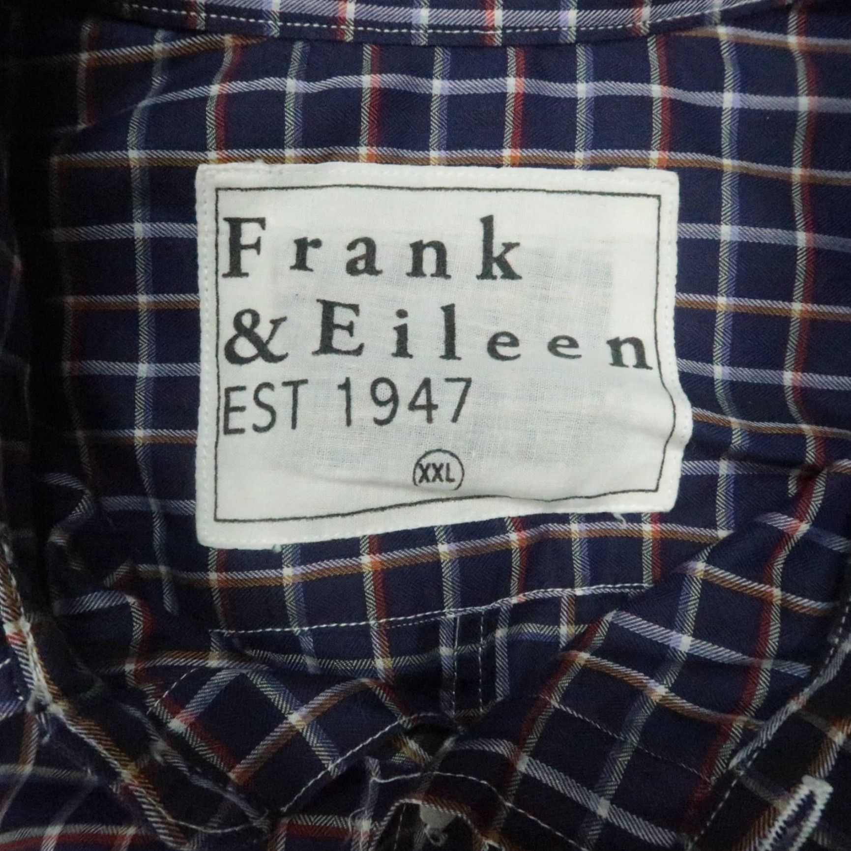 Frank & Eileen Frank & Eileen Button-Up Shirt Men’s 2XL Purple Check Long Sleeve Regular Fit Size US XXL / EU 58 / 5 - 4 Thumbnail