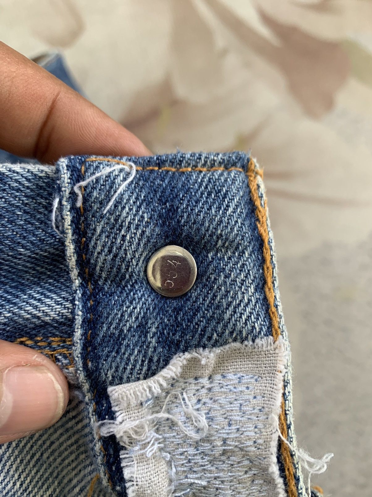 Levi's Levis Distressed 517 Sample Boot Cut Denim Pant Made in Usa Size US 30 / EU 46 - 16 Thumbnail