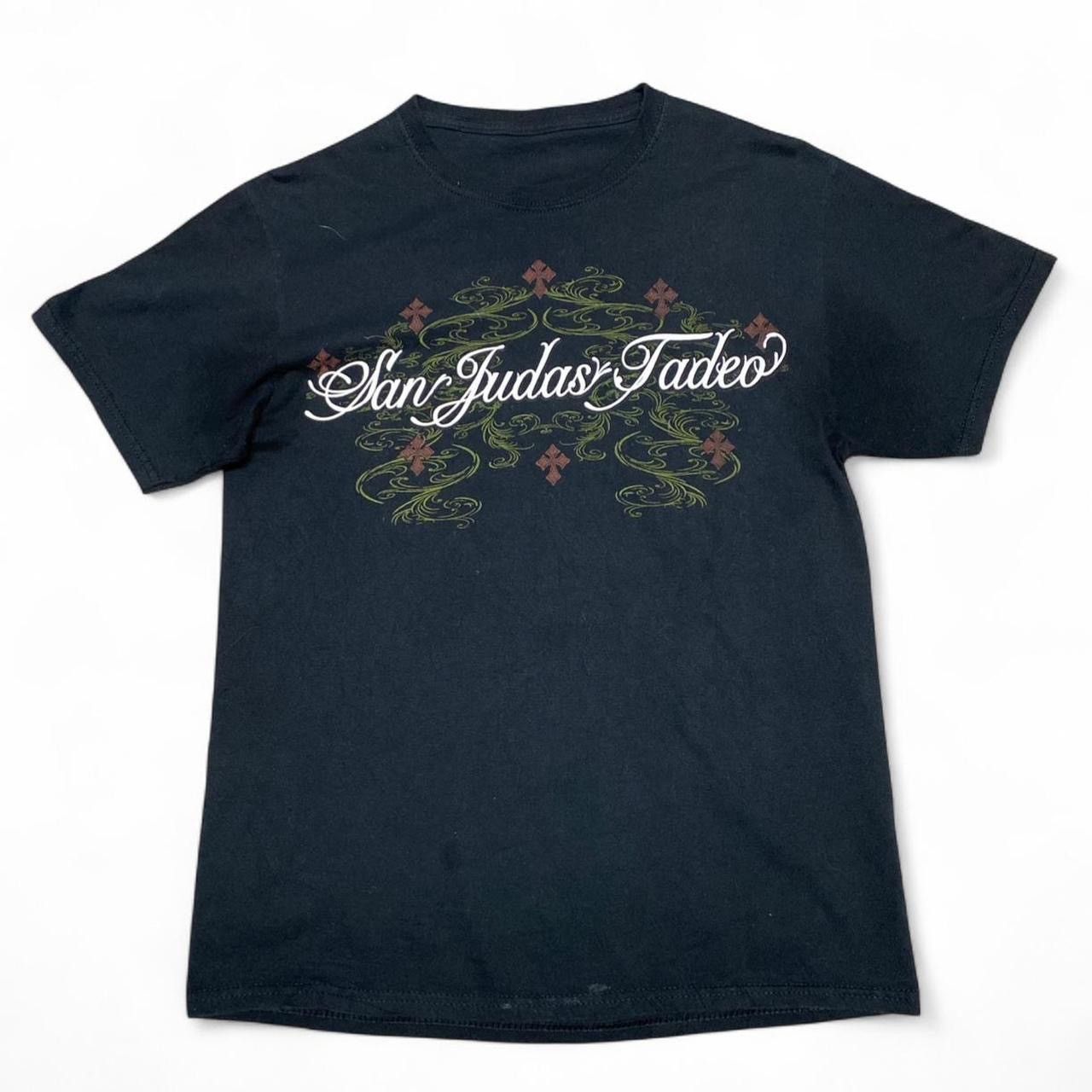 Other Y2k San Judas tadeo graphic black t-shirt Size US S / EU 44-46 / 1 - 3 Thumbnail