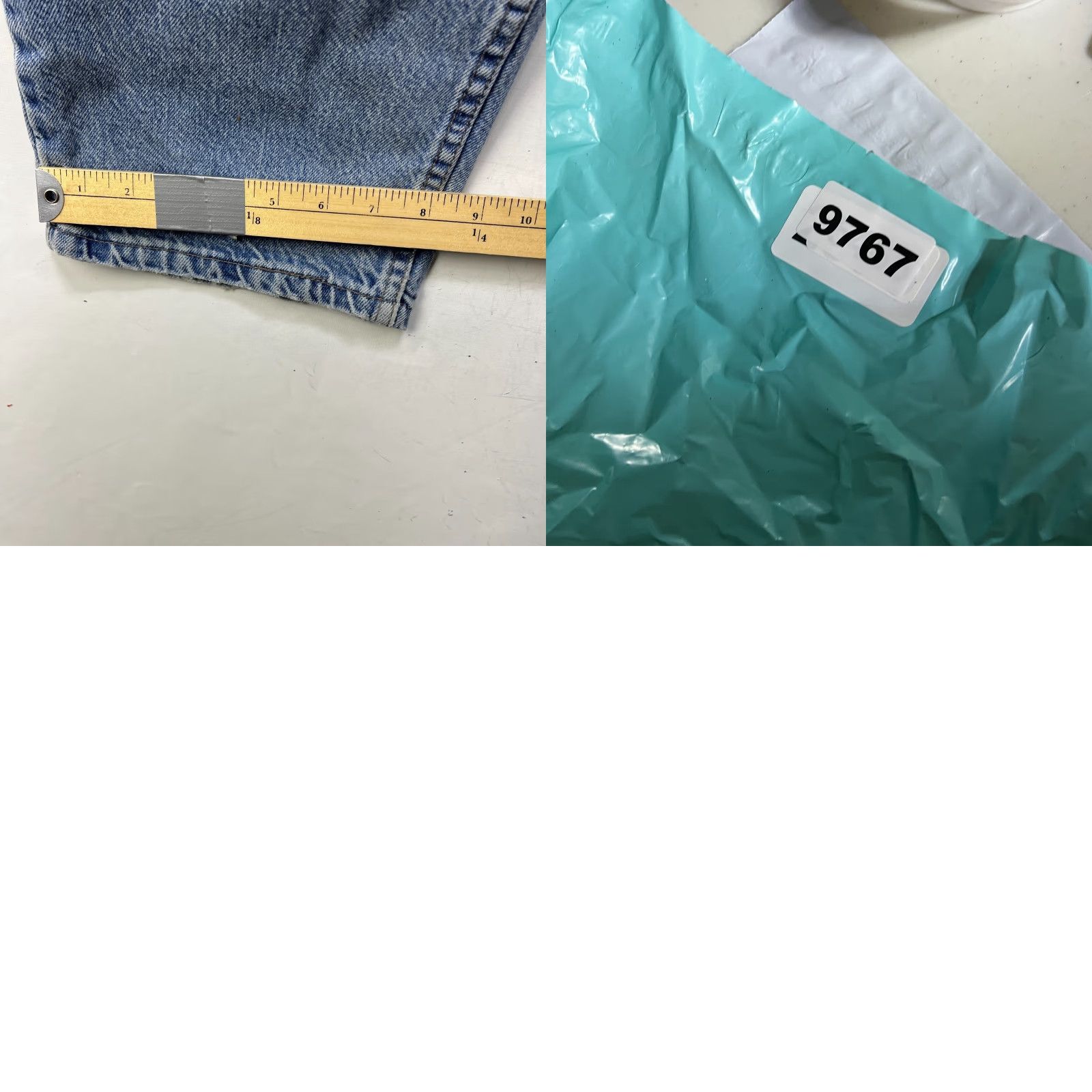 Levi's VINTAGE Levi's Silvertab Jeans Baggy Pleated 34 x 34 90s Wide-Leg Men Denim Blue Cotton 5-Pocket Size US 34 / EU 50 - 9 Thumbnail