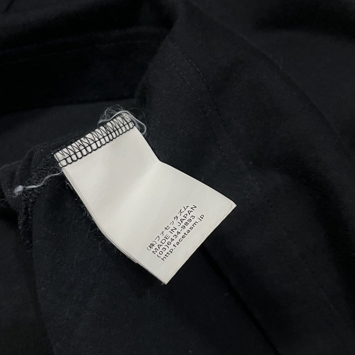 Facetasm Facetasm Lettering SS Tee - Black Size US XXL / EU 58 / 5 - 9 Thumbnail