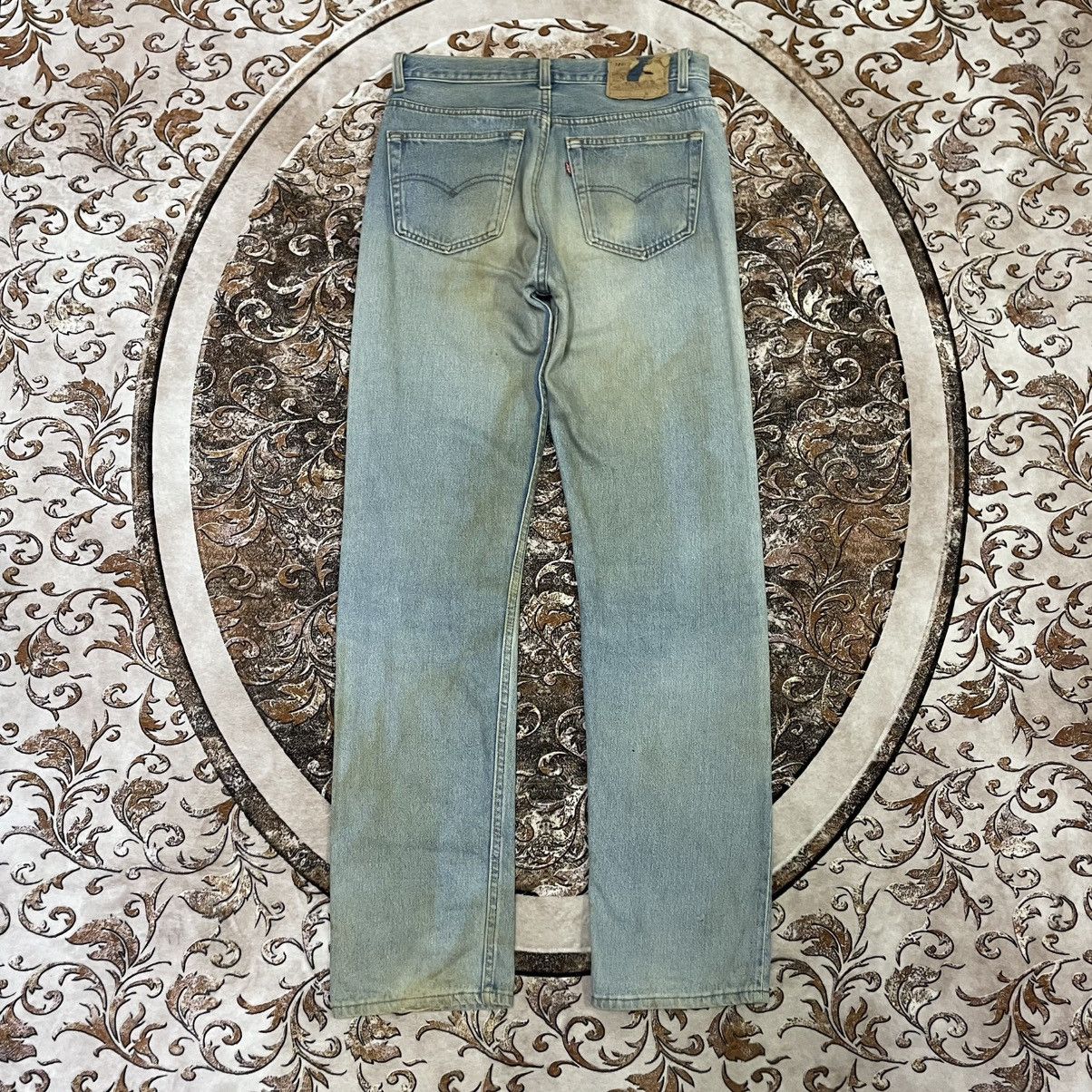 Levi's Vintage Clothing 🔥Vintage Levis 501 Stoned Washed Distress Dirty Denim Jeans Size US 31 - 4 Thumbnail