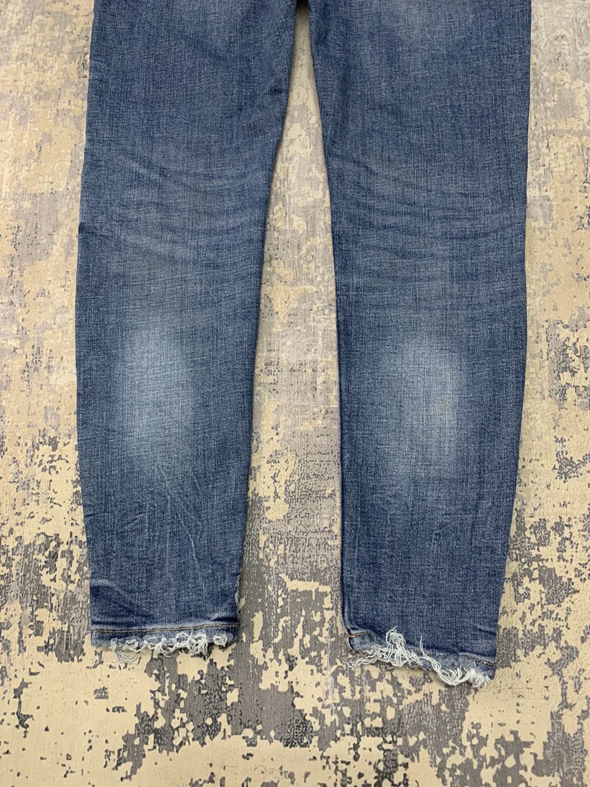 Designer × Jean × Zara Zara Thrasher Skinny-Fit Distressed Jeans 34x30 Size US 34 / EU 50 - 13 Thumbnail