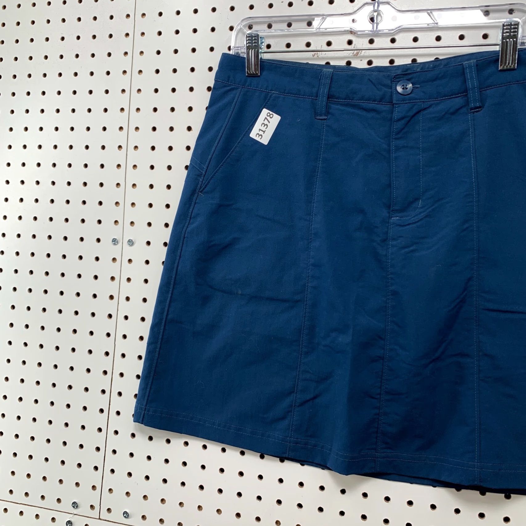 Patagonia Patagonia Skirt Womens Size 10 Blue Pockets Outdoor Hiking Mini 32x19 Adults Womens Size 32" / US 10 / IT 46 - 3 Thumbnail