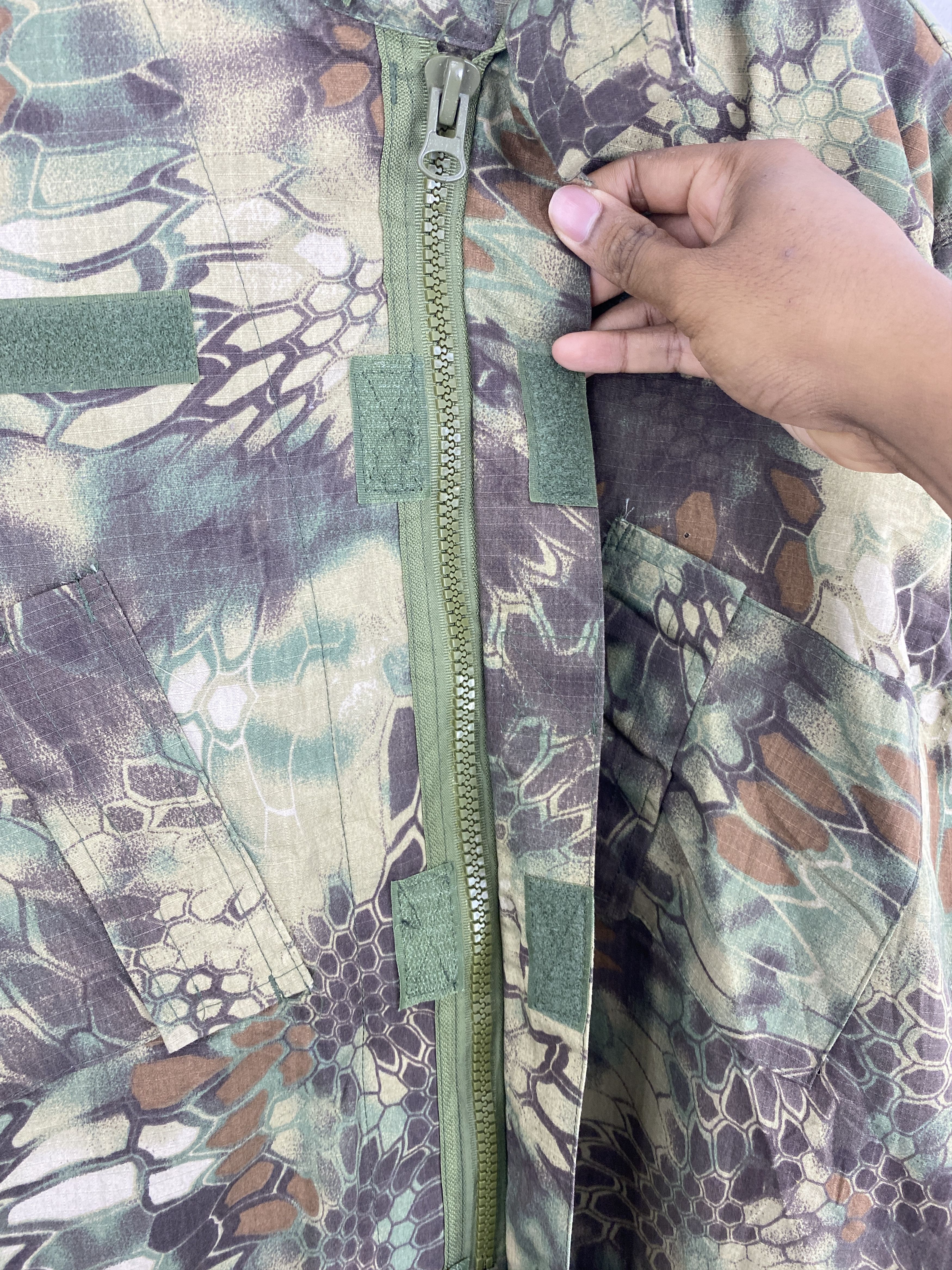 Vintage Vintage Military Camouflage Jacket J1896 Size US L / EU 52-54 / 3 - 13 Thumbnail