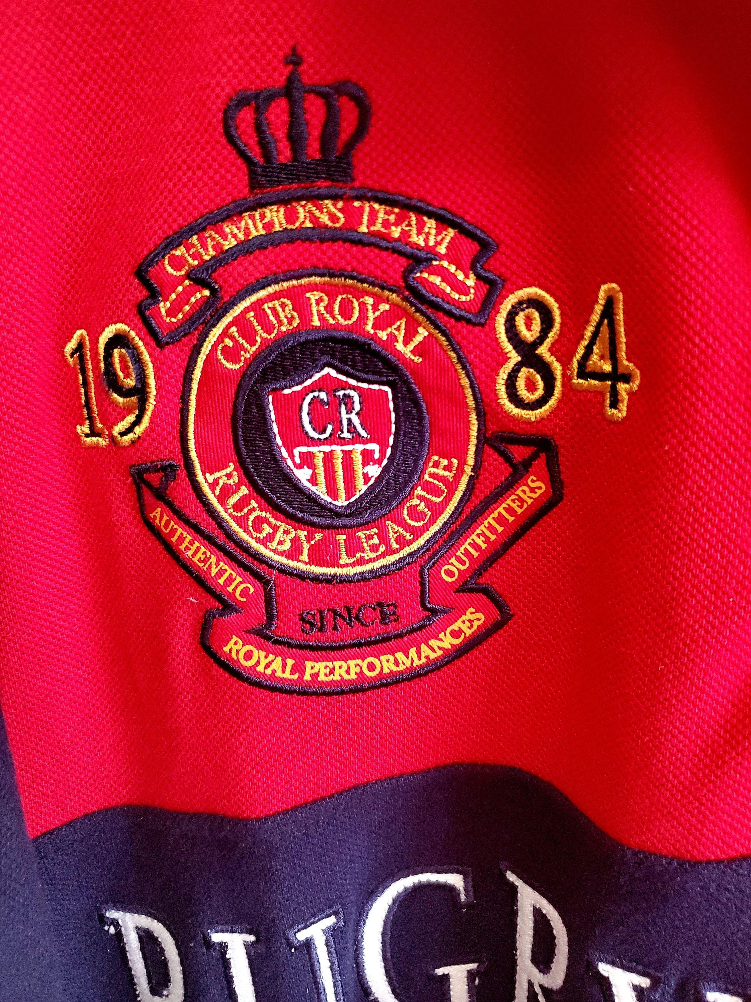 Vintage Club royal rugby league great Britain polo shirt, size L Size US L / EU 52-54 / 3 - 3 Thumbnail