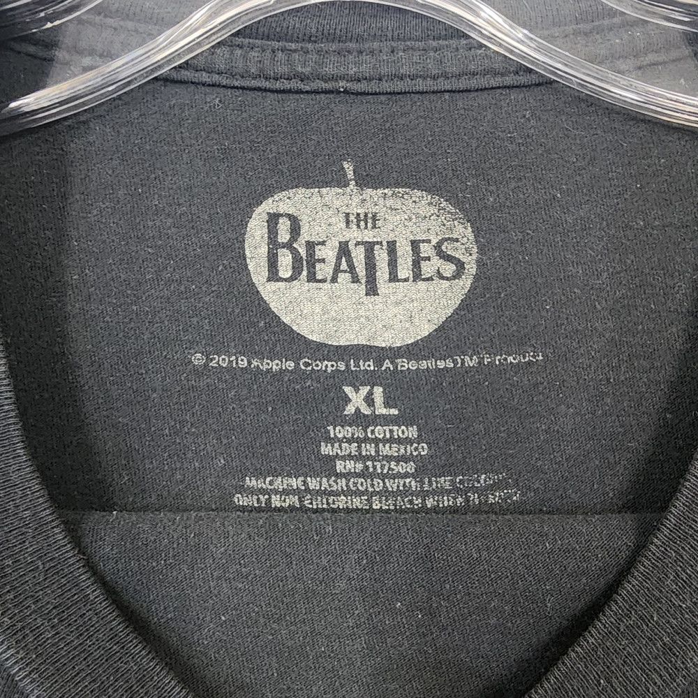 Vintage The Beatles Black Band Graphic Tee Shirt Regular Fit Size US XL / EU 56 / 4 - 2 Thumbnail