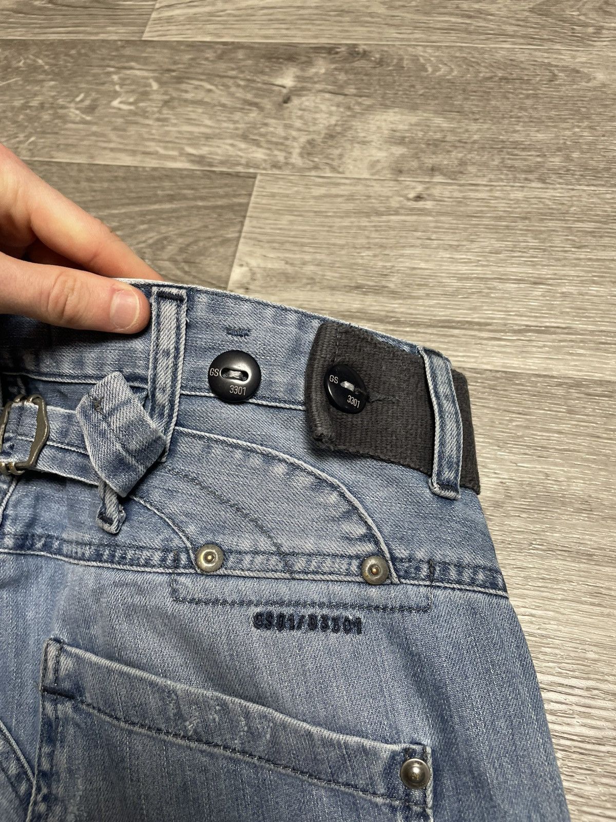 G-Star 32/30 Vintage G-Star Raw SE 5204/3301 Cargo Elwood Jeans Size US 32 / EU 48 - 23 Thumbnail
