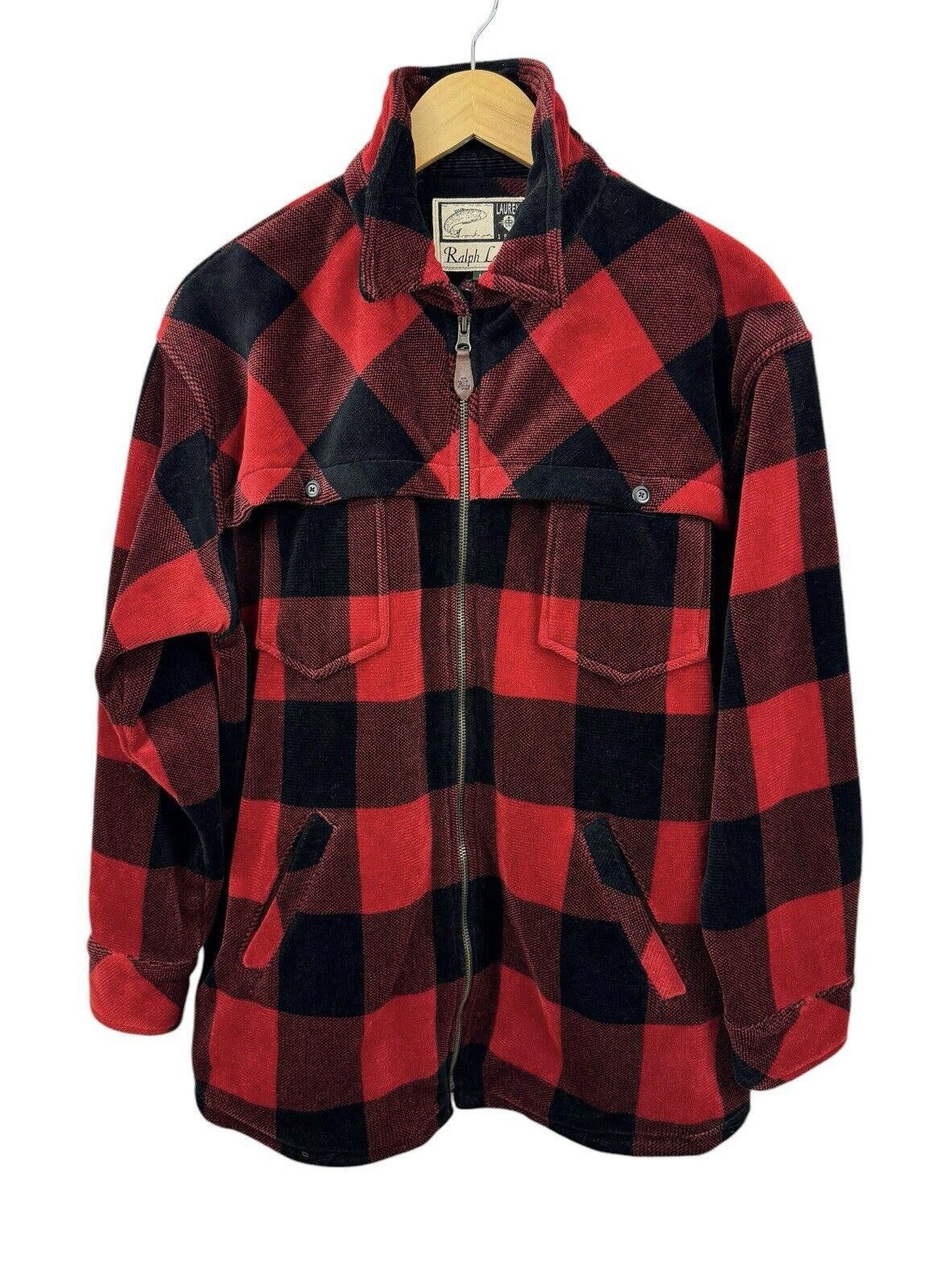 Lauren Ralph Lauren Vintage Ralph Lauren RRL 90s Buffalo Plaid Jacket Shirt L Size L / US 10 / IT 46 - 1 Thumbnail