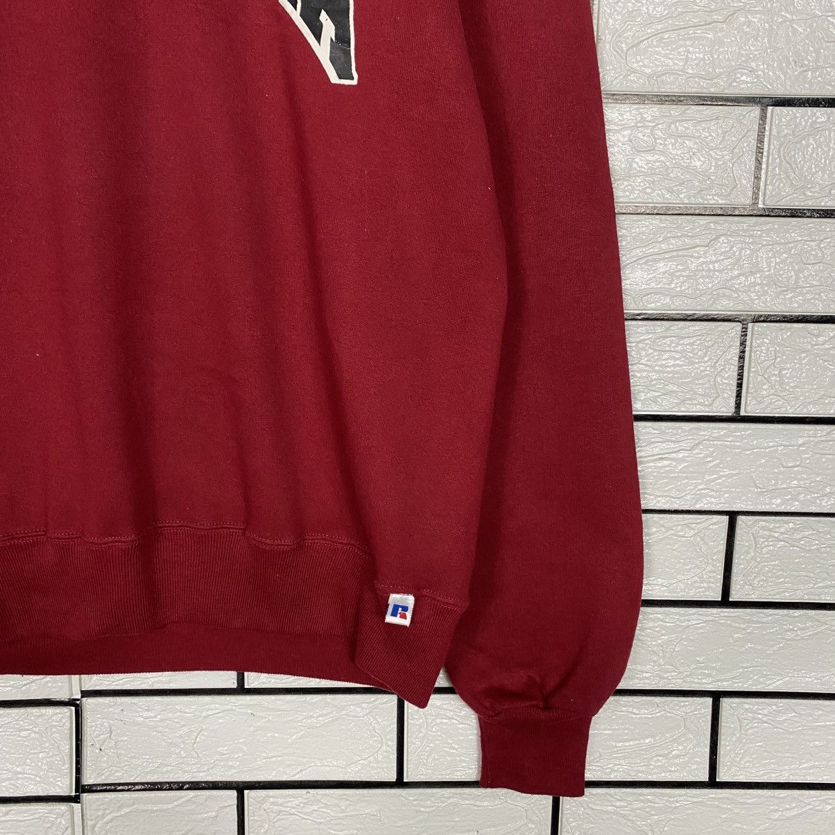 Japanese Brand Russell Athletic Carolina Big Logo Embroider Shawl Collar Size US M / EU 48-50 / 2 - 6 Thumbnail