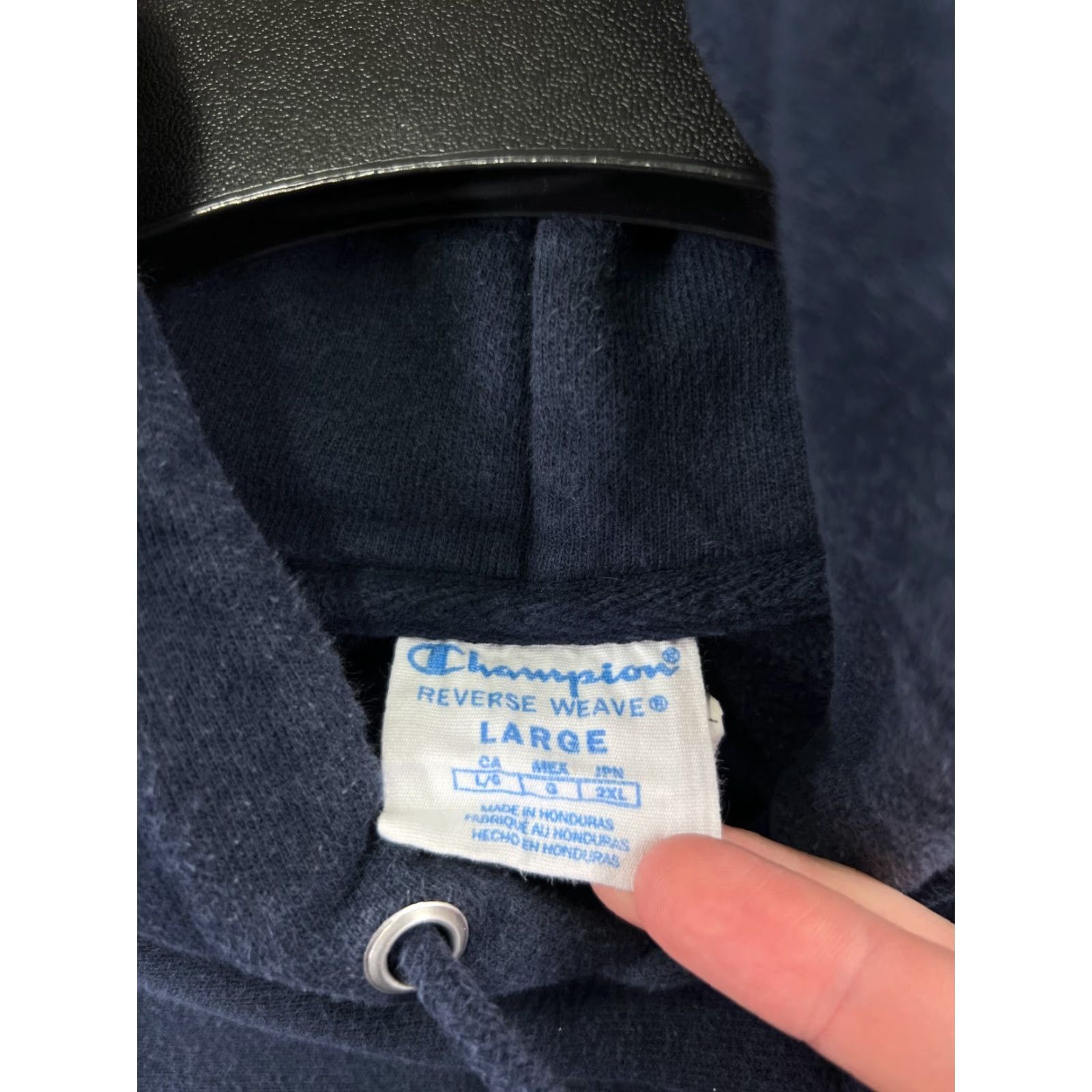 Champion Champion Reverse Weave Hoodie Mens Adult Large Blue Sweatshirt Size US L / EU 52-54 / 3 - 4 Thumbnail