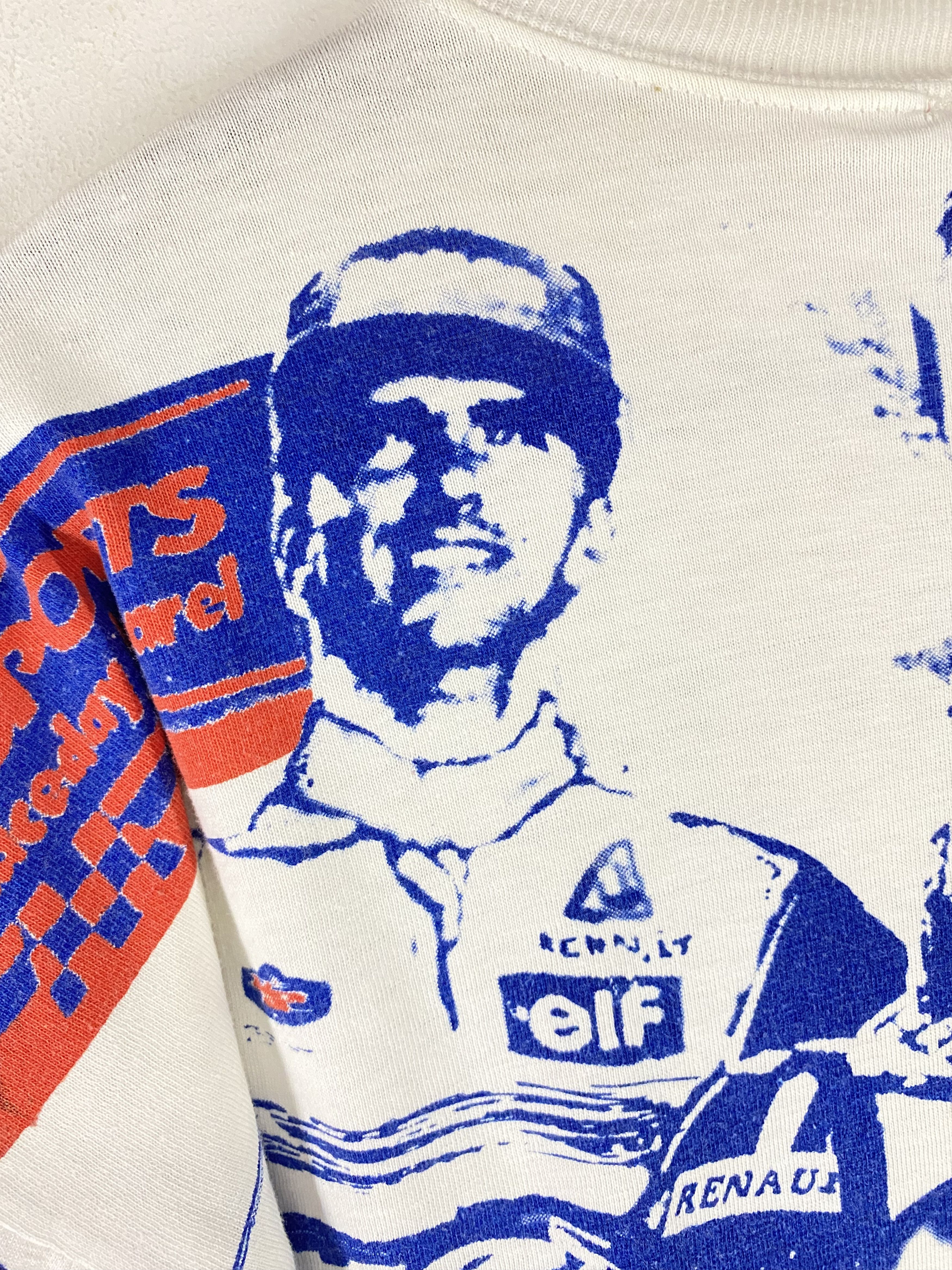 Formula 1 × Vintage 90s Renault Williams Damon Hill formula 1 allover print tee Size US XL / EU 56 / 4 - 7 Thumbnail