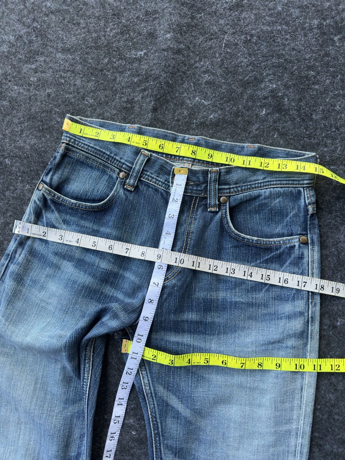 Wrangler Wrangler Flare Faded Washed Vintage Denim D356 Size US 29 - 10 Thumbnail
