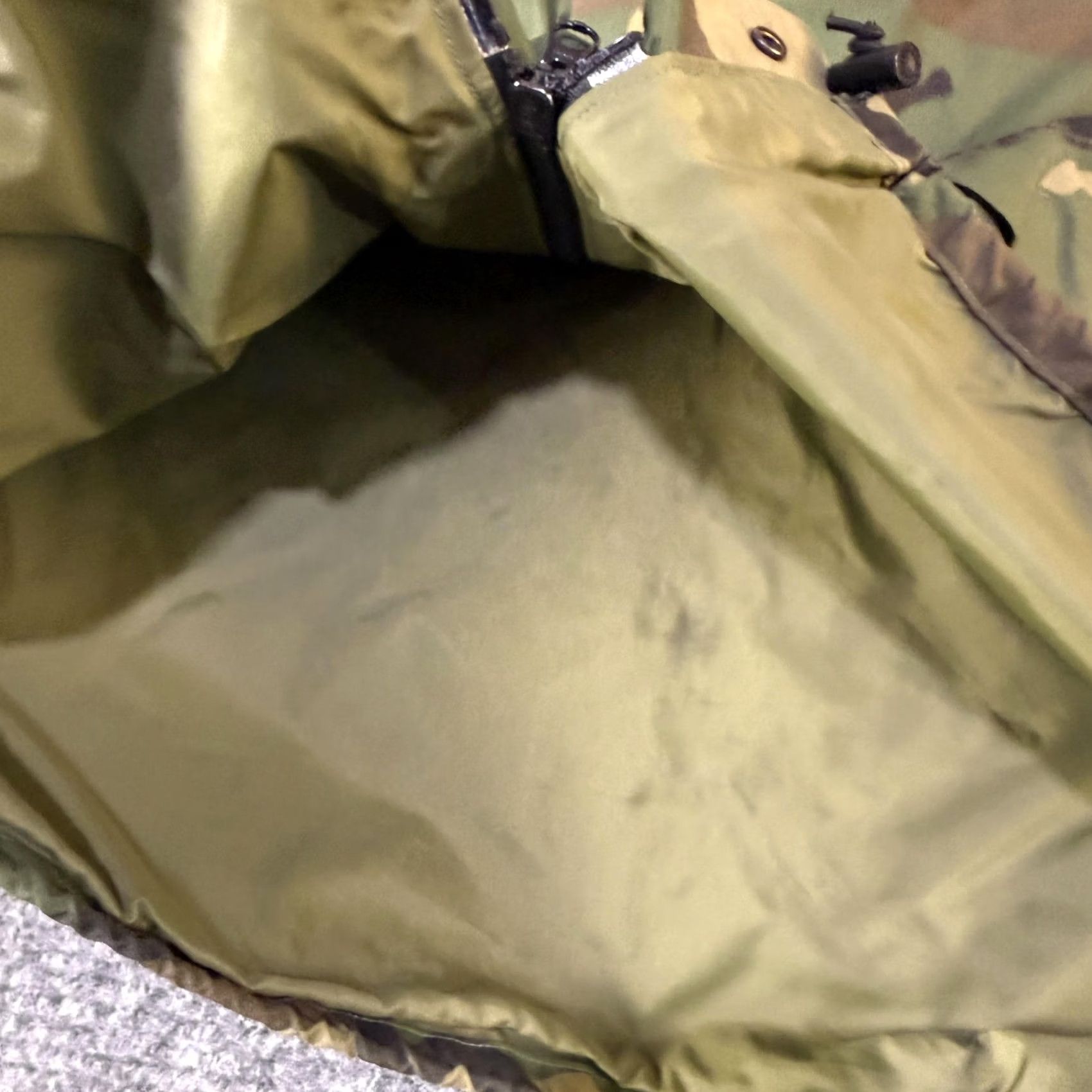 Vintage Raven Rain-Stuff Jacket Mens Medium Green Camo Hooded Parka Outdoor Snow Size US M / EU 48-50 / 2 - 5 Thumbnail