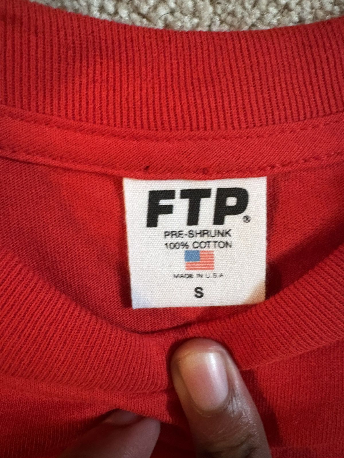 Fuck The Population FTP Middle Finger Tee Size US S / EU 44-46 / 1 - 2 Thumbnail
