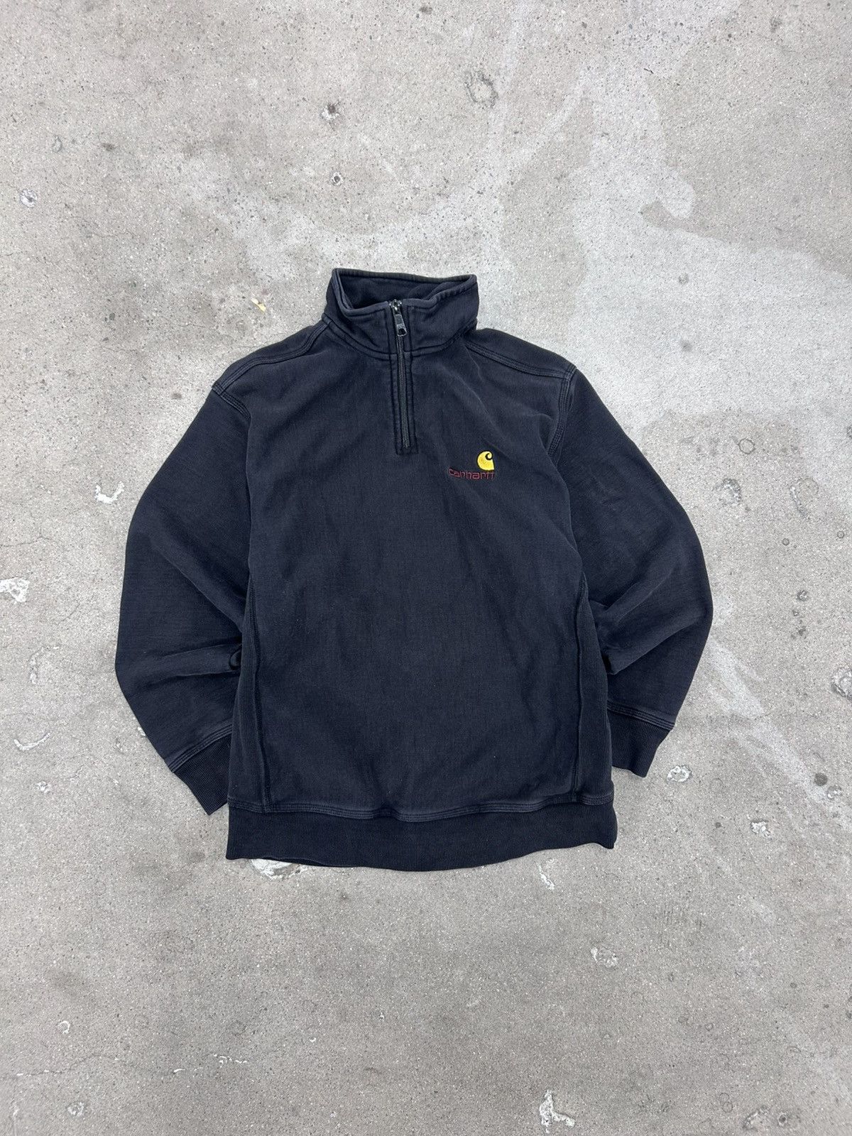 ウェア PALACE x Carhartt WIP Carlux Zip Palace Carhartt WIP Carlux 1/2 Zip Sweatshirt Black Men's