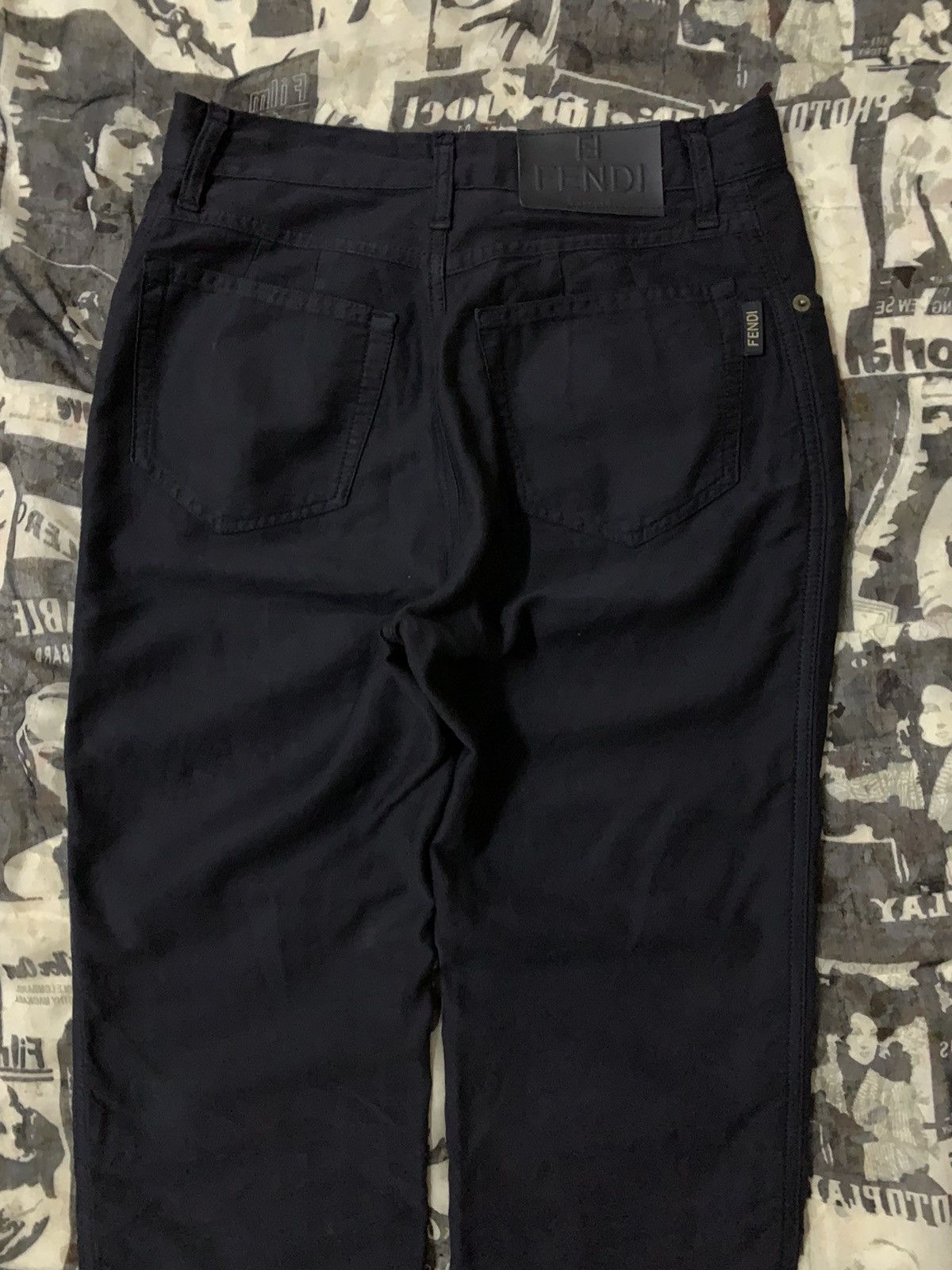 Fendi 💥Fendi Roma Italy Hight Waist Black Pant Size 26" / US 2 / IT 38 - 7 Thumbnail