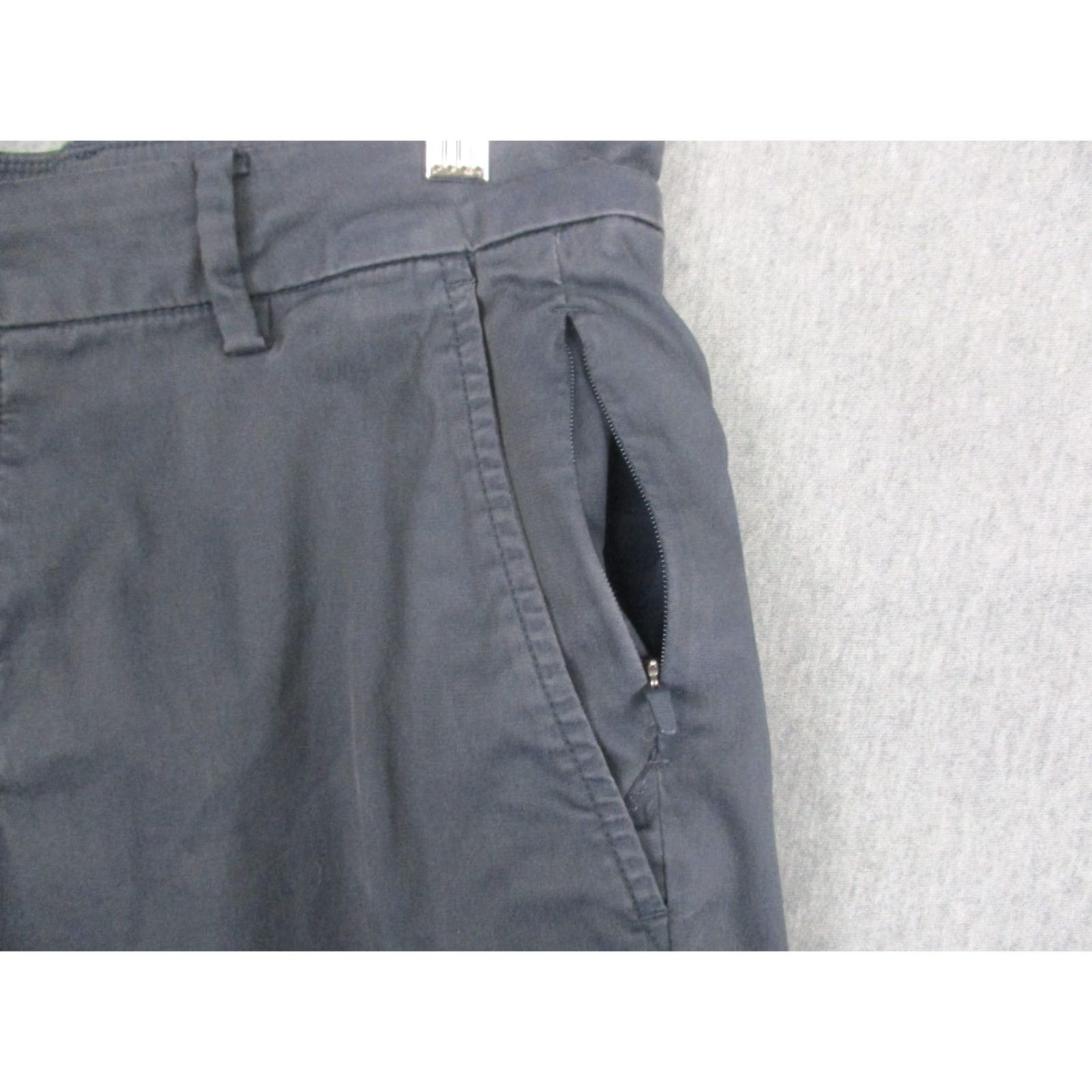 Vintage Birddog Boom Pants Mens 32x28 Gray Chino Slim Tapered Zip Pockets Casual Stretch Pants Size US 32 / EU 48 - 5 Thumbnail