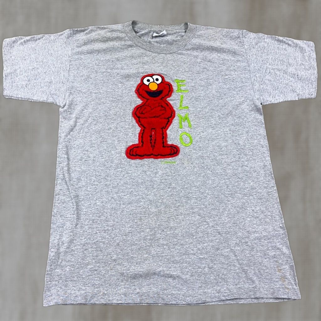 Vintage VINTAGE Seseme Street Shirt Men L Gray Tee Elmo Logo Y2K 2000s Adult Shirt Mens Gray Elmo Logo 90s Vintage Description Included Size US L / EU 52-54 / 3 - 1 Thumbnail