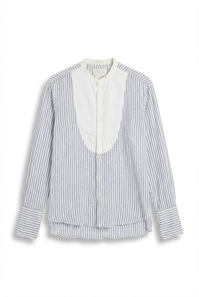 Greg Lauren The studio shirt w/ bib Gatsby artist Size US S / EU 44-46 / 1 - 1 Thumbnail