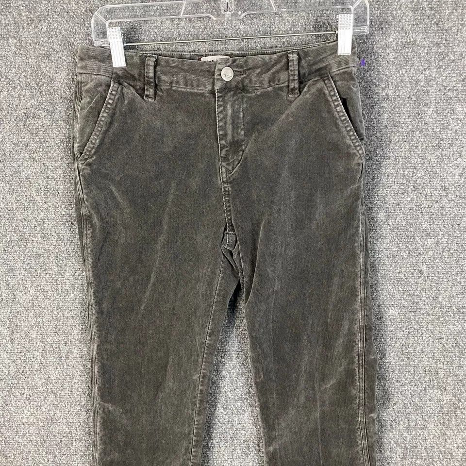Other Dear John Corduroy Pants Women's Size 27 Gray Cotton Blend Size 27" / US 4 / IT 40 - 2 Thumbnail