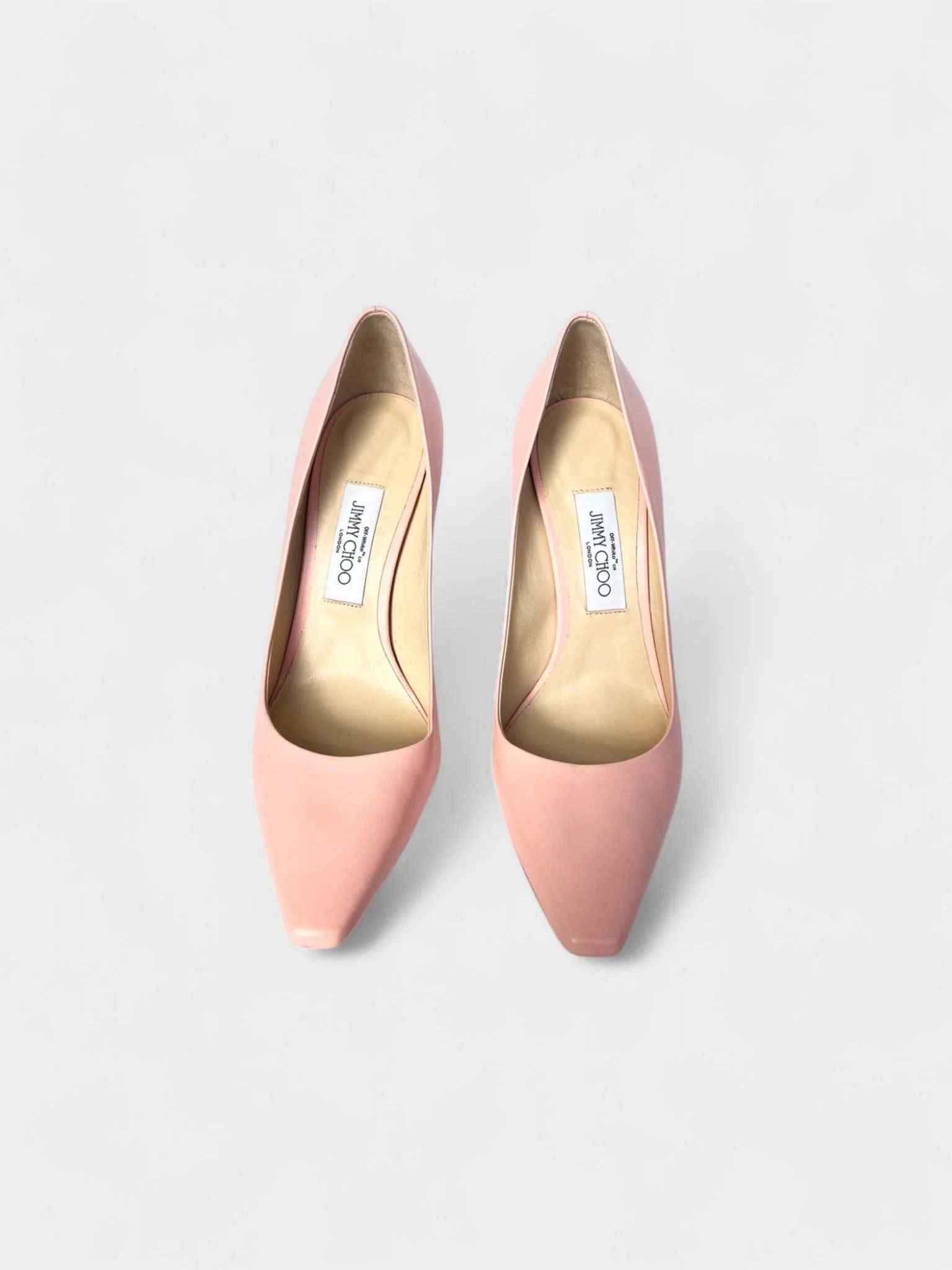Jimmy Choo × Off-White o1mle0425 Frances Pumps in Pink Size US 9 / IT 39 - 4 Thumbnail