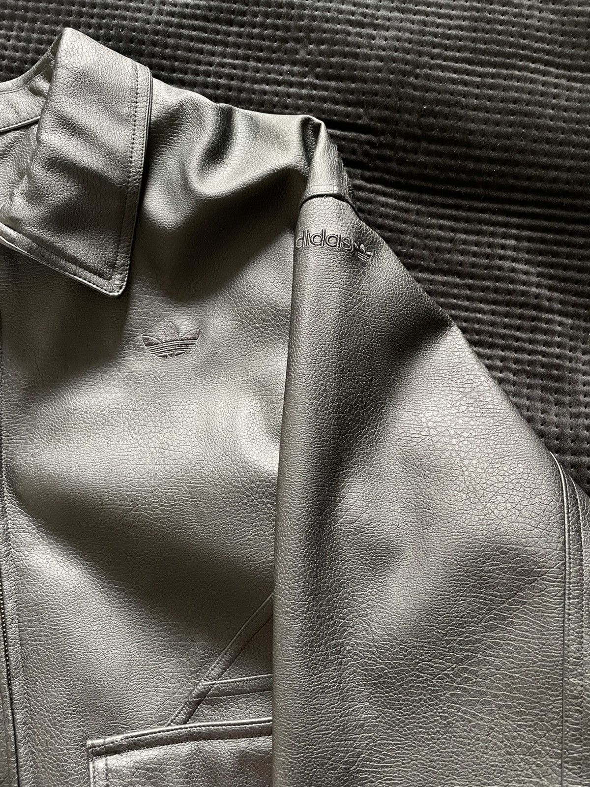 Adidas leather jacket Adidas Size US M / EU 48-50 / 2 - 3 Thumbnail