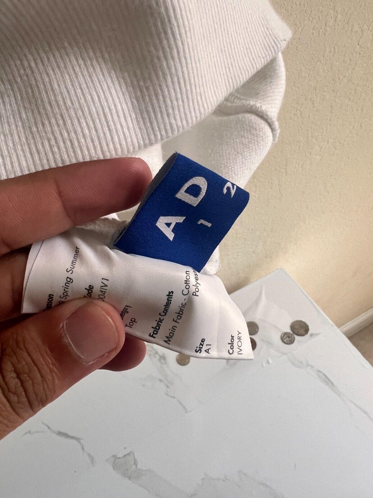 Ader Error ADER error Arrow Form Logo Sweatshirt White S Size US S / EU 44-46 / 1 - 3 Thumbnail