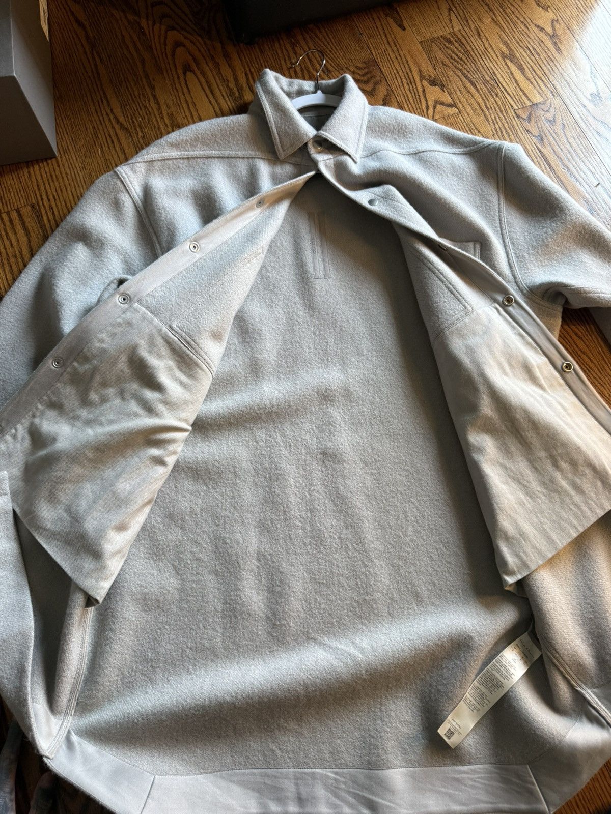 Rick Owens Rick Owens Jumbo Wool Outershirt Size US M / EU 48-50 / 2 - 5 Thumbnail